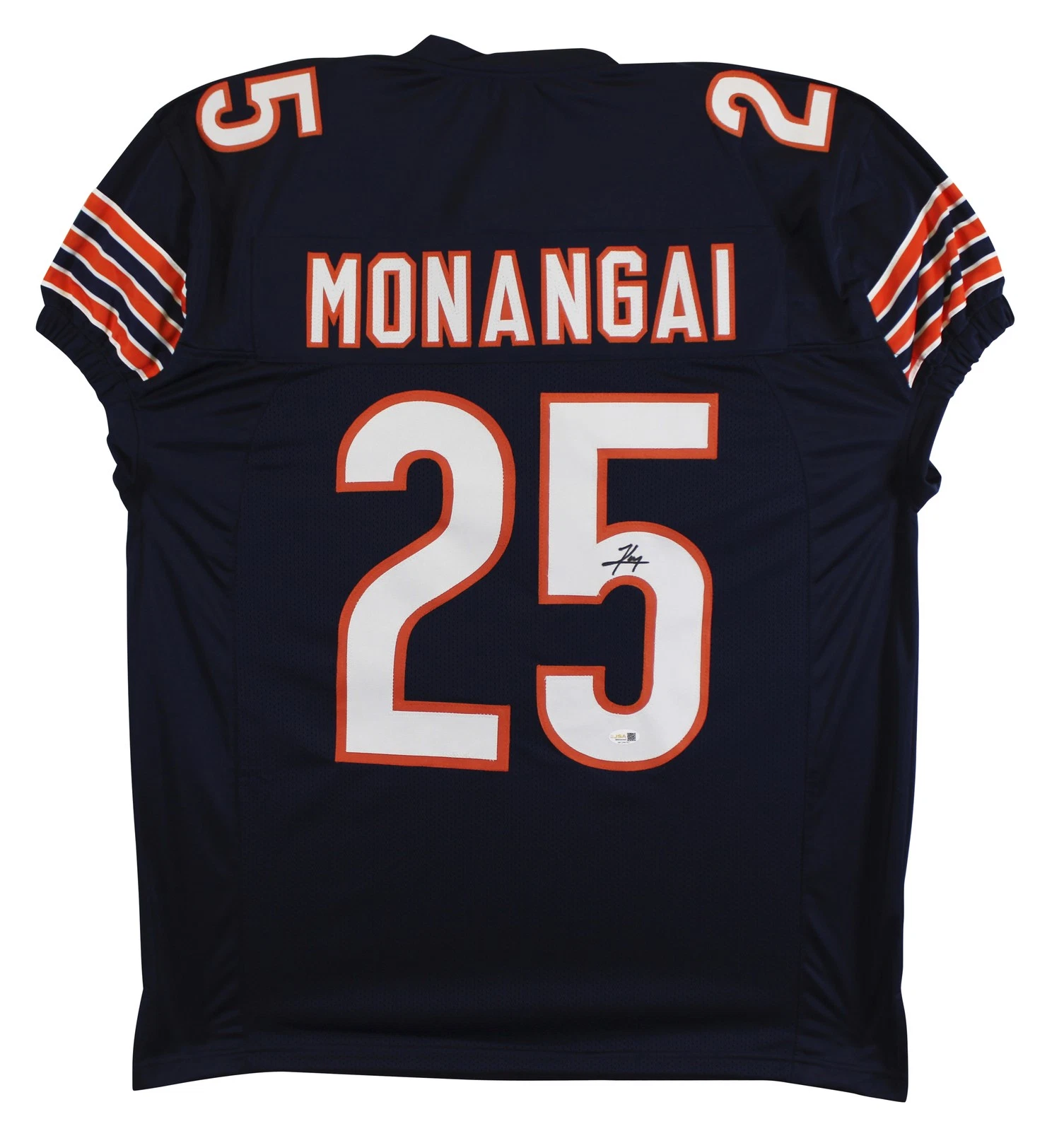 Kyle Monangai Authentic Signed Navy Blue Pro Style Jersey JSA Witness 2