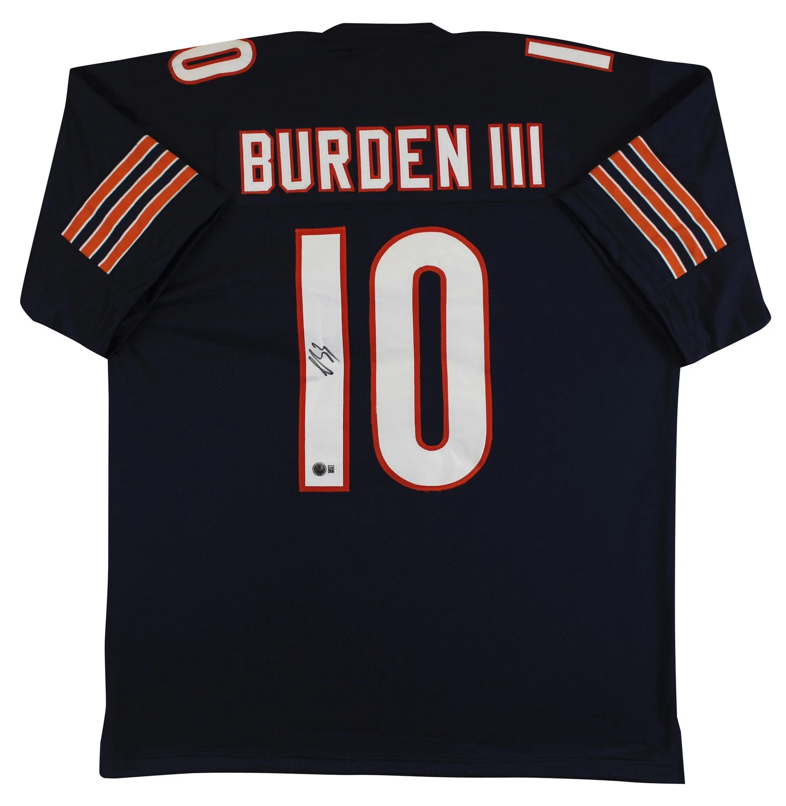 Luther Burden III Authentic Signed Navy Pro Style Jersey BAS Witnessed 2