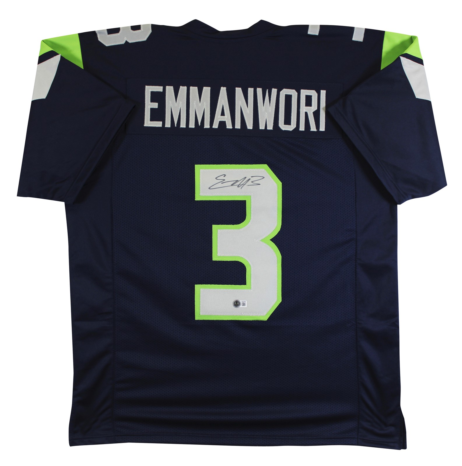 Nick Emmanwori Authentic Signed Navy Pro Style Jersey Autographed BAS Witnessed