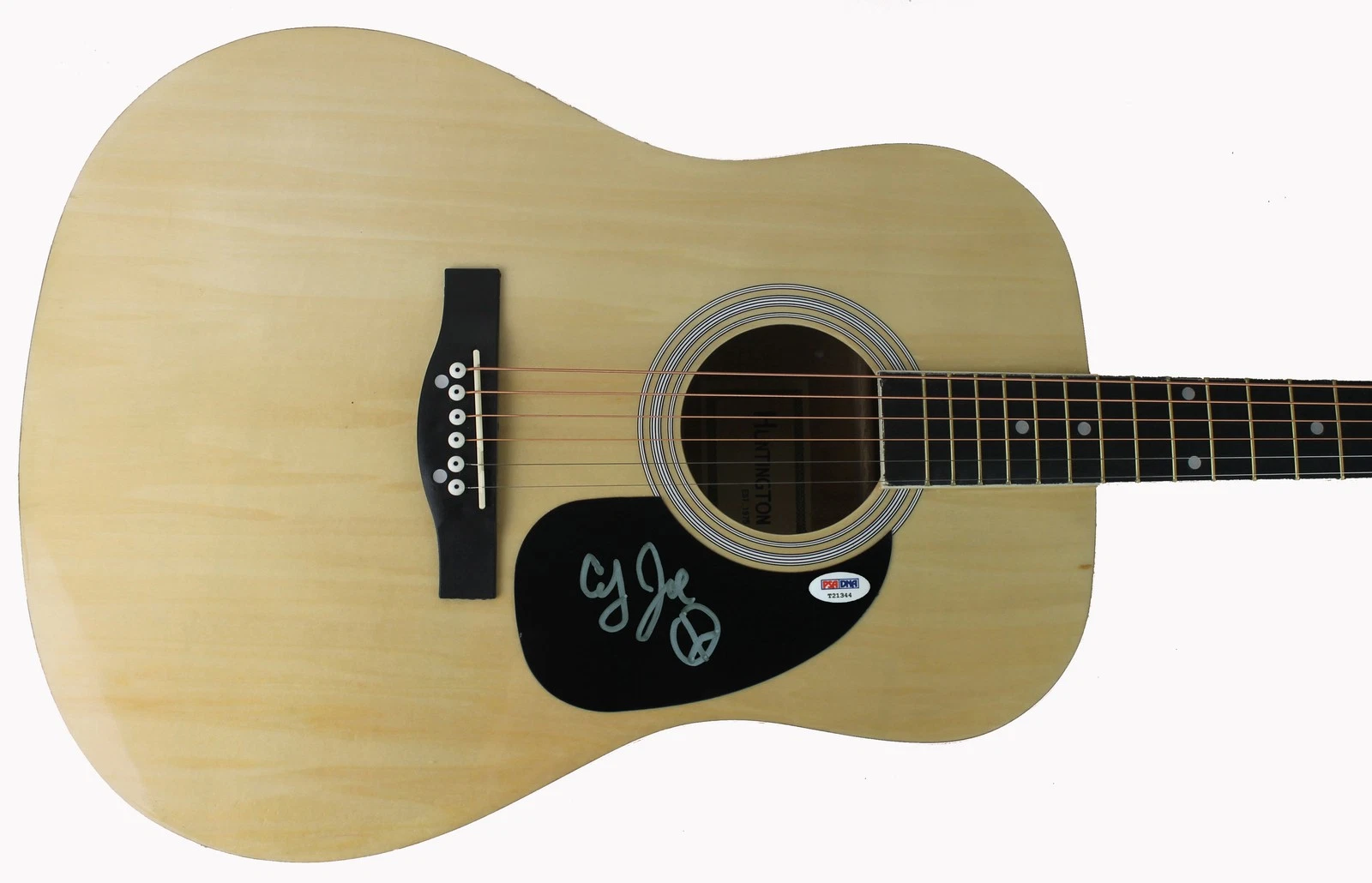 Joe McDonald Country Joe and the Fish Signed Acoustic Guitar PSA/DNA #T21344