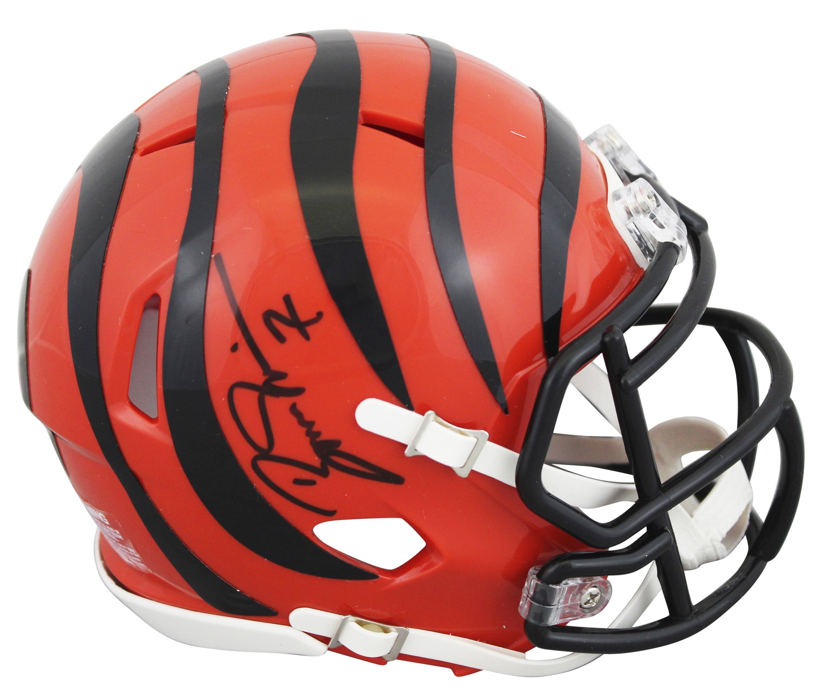 Bengals Boomer Esiason Authentic Signed Speed Mini Helmet Autographed BAS