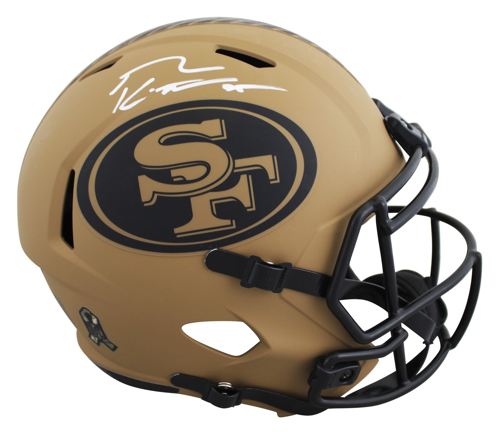49ers George Kittle Signed STS II Full Size Speed Rep Helmet BAS Wit #2W634301