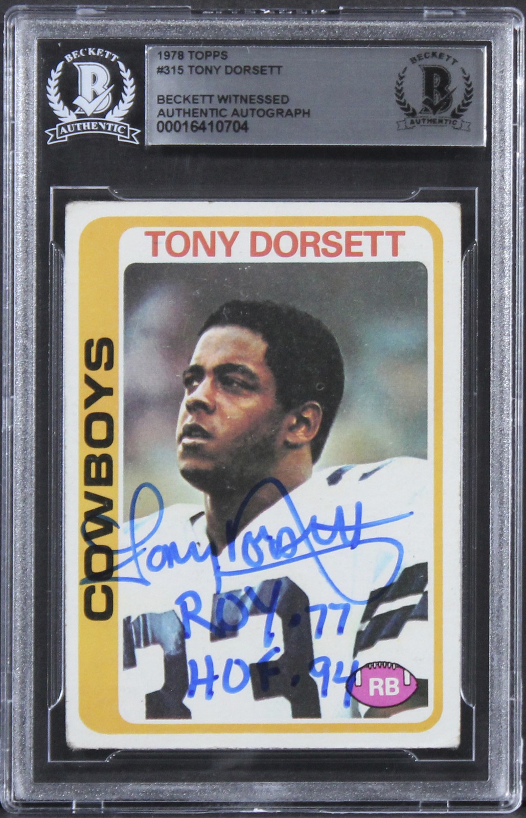 Cowboys Tony Dorsett 