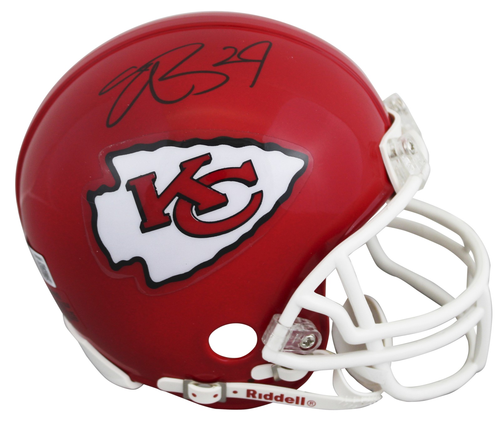 Chiefs Eric Berry Authentic Signed VSR4 Mini Helmet BAS Witnessed #BW89011