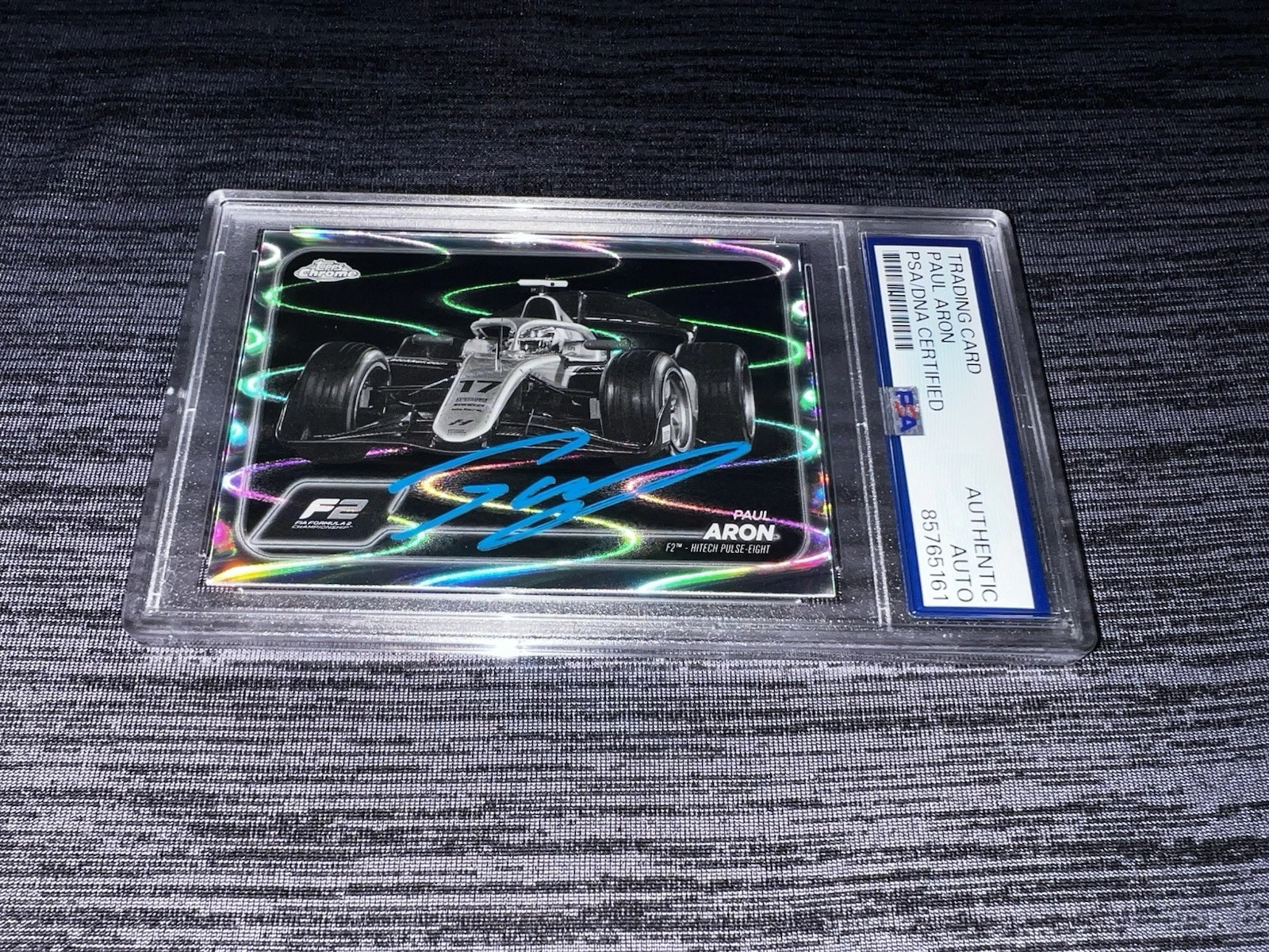 Paul Aron Signed 2024 Topps Chrome F2 Card #103 Ray Wave Star Rookie PSA/DNA
