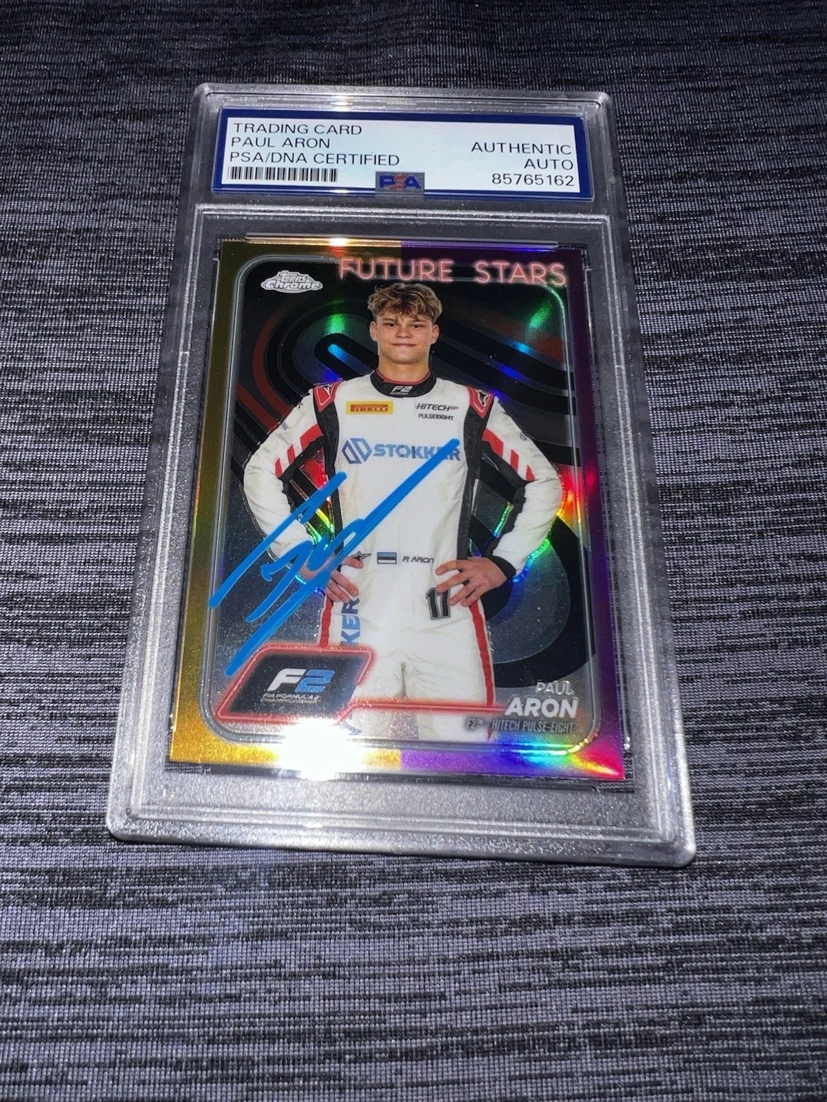 Paul Aron Signed 2024 Topps Chrome F2 Card #31 Future Stars PSA/DNA