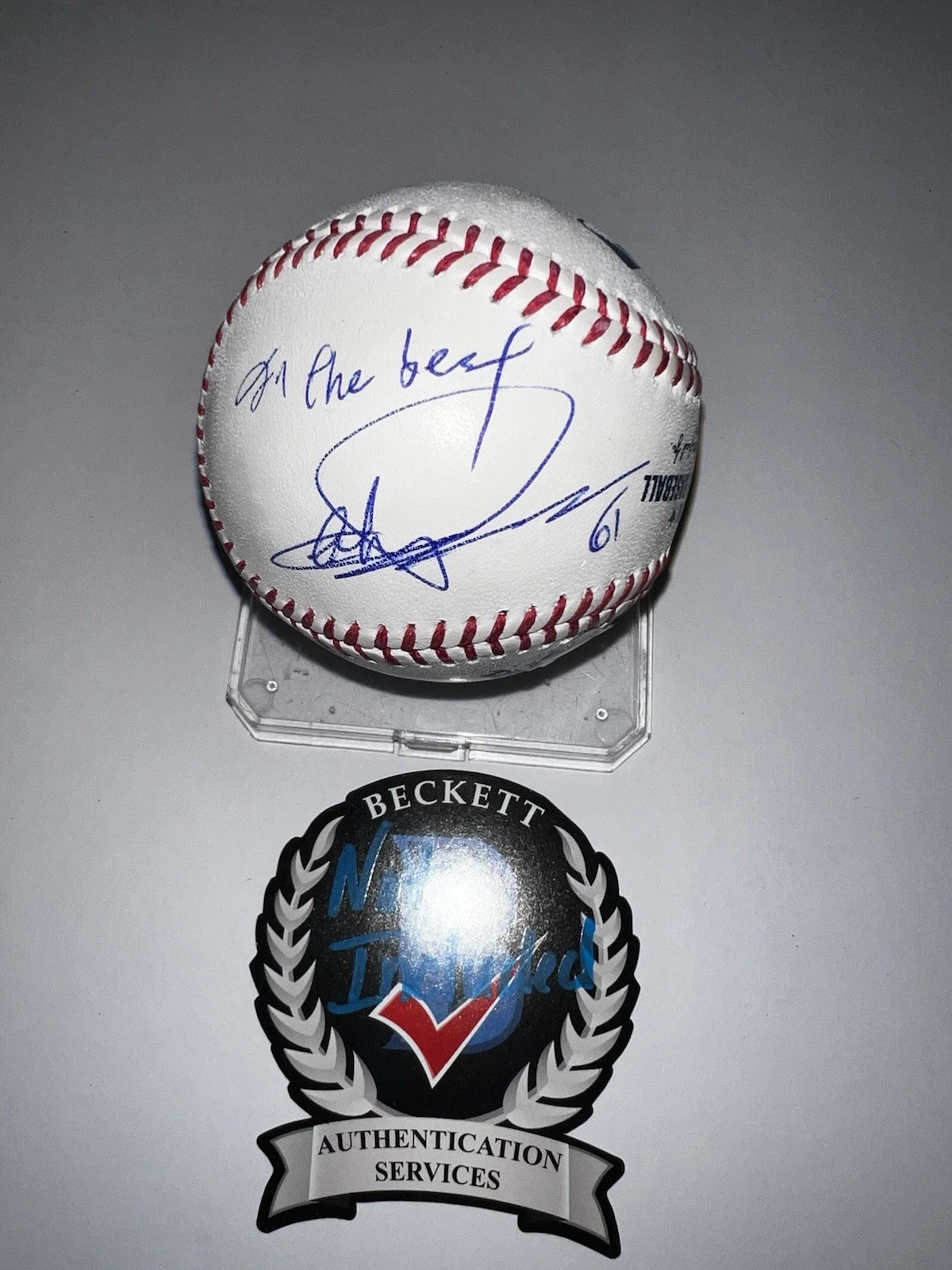 Chan Ho Park Signed Official Major League Baseball La Dodgers Legend Beckett