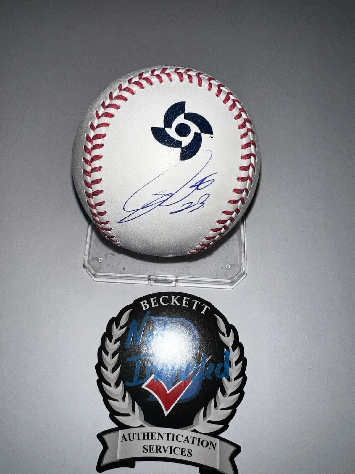 Shota Morishita Signed Official 2026 World Baseball Classic Baseball Beckett