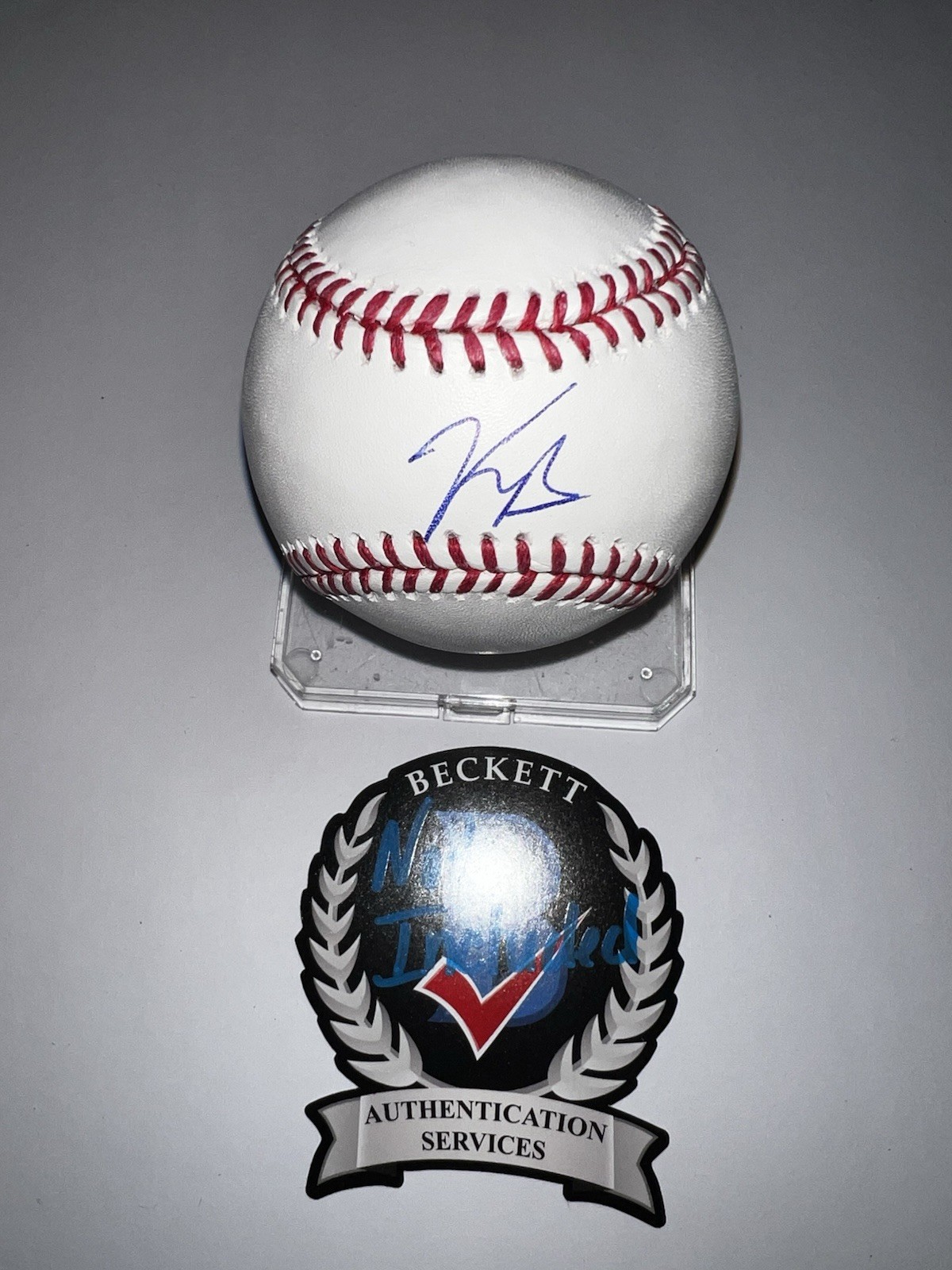 Kevin Alcantara Signed Official Major League Baseball Chicago Cubs Beckett