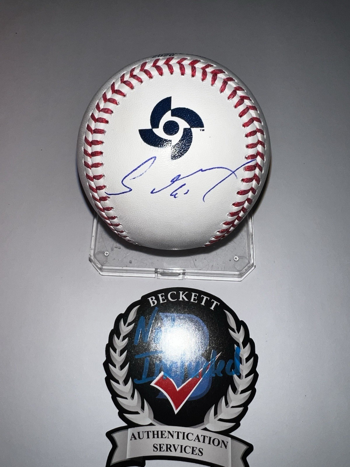 Cristopher Sanchez Signed Official 2026 World Baseball Classic Baseball Beckett