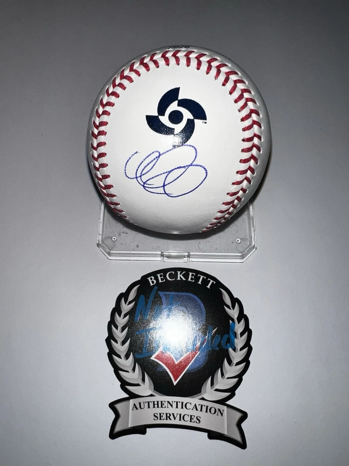 William Contreras Signed Official 2026 World Baseball Classic Baseball Beckett