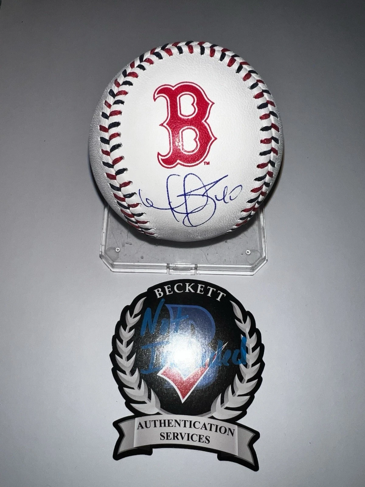 Willson Contreras Signed Official Boston Red Sox Team Stitched Baseball Beckett