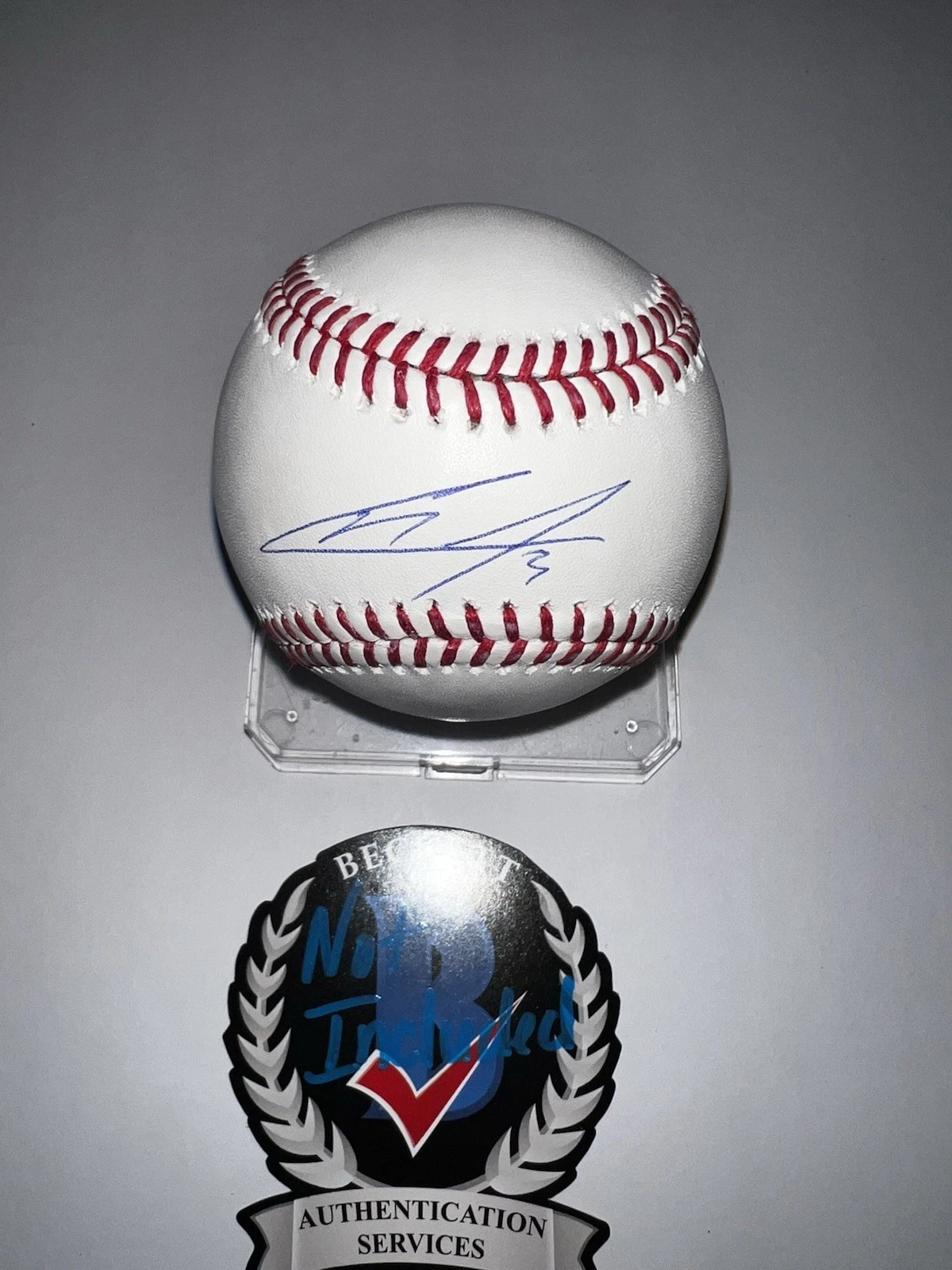 Ceddanne Rafaela Signed Official Major League Baseball Boston Red Sox Beckett