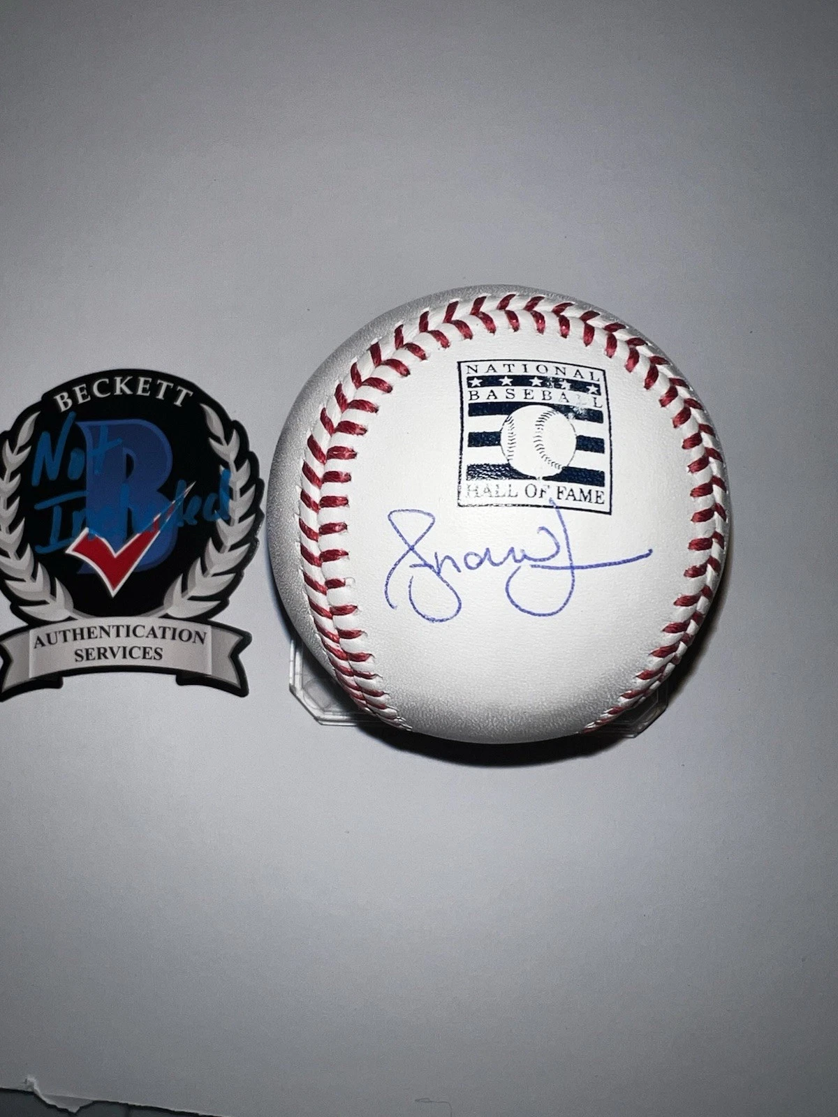 Andruw Jones Signed Official Hall Of Fame Baseball Atlanta Braves 2026 Beckett 2