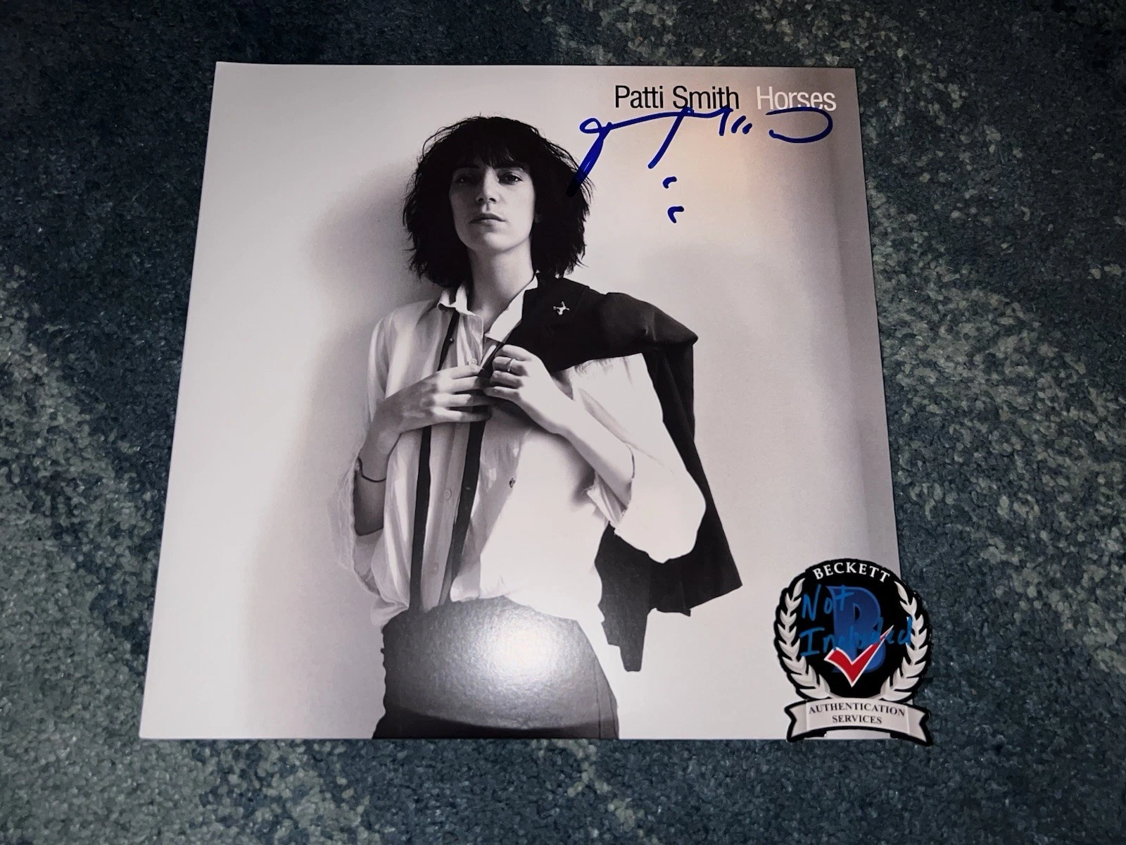 Patti Smith Signed Horses Vinyl Punk Rock Superstar Legend Beckett