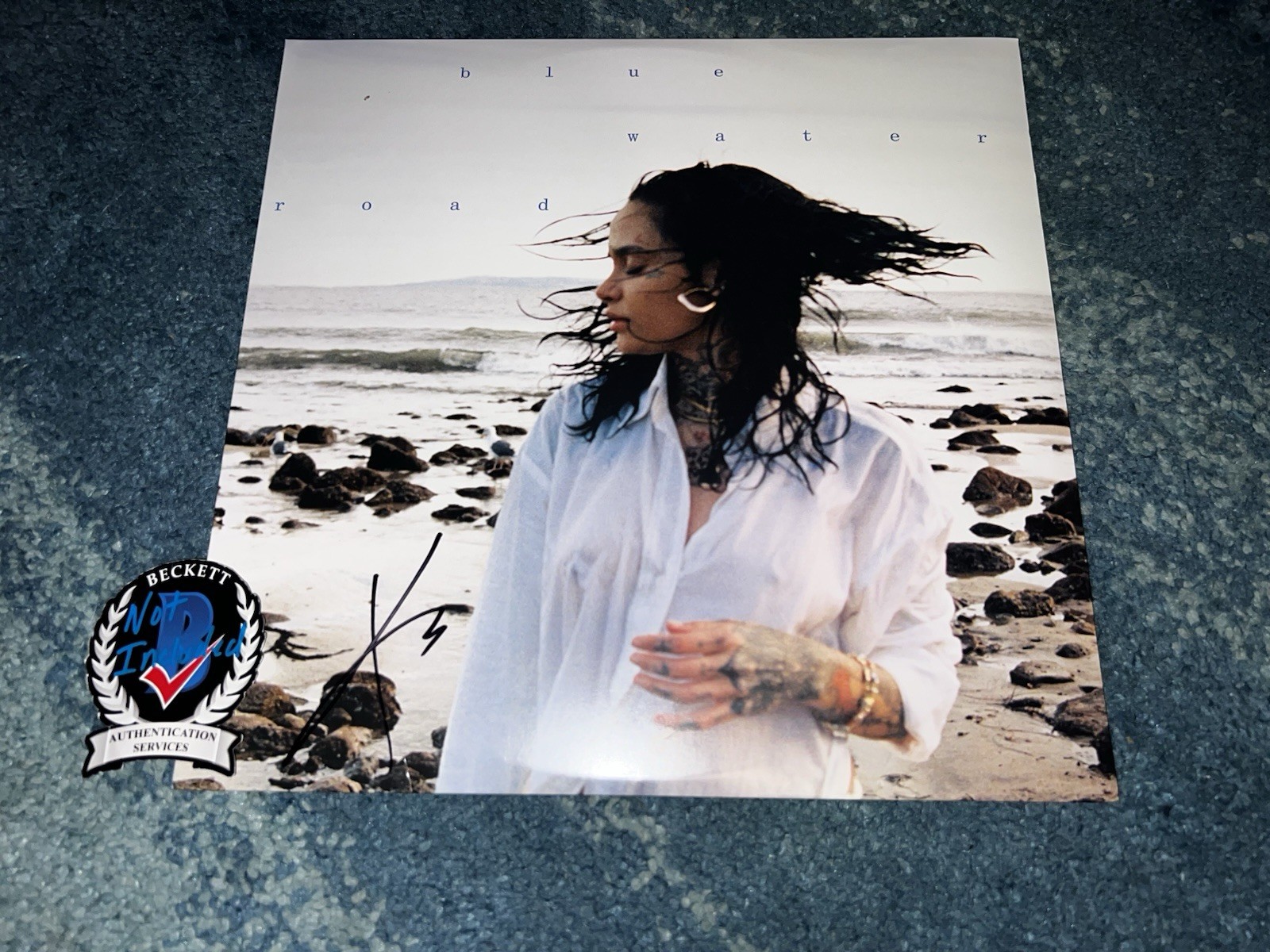 Kehlani Signed Blue Water Road Vinyl R&B Superstar Legend Beckett