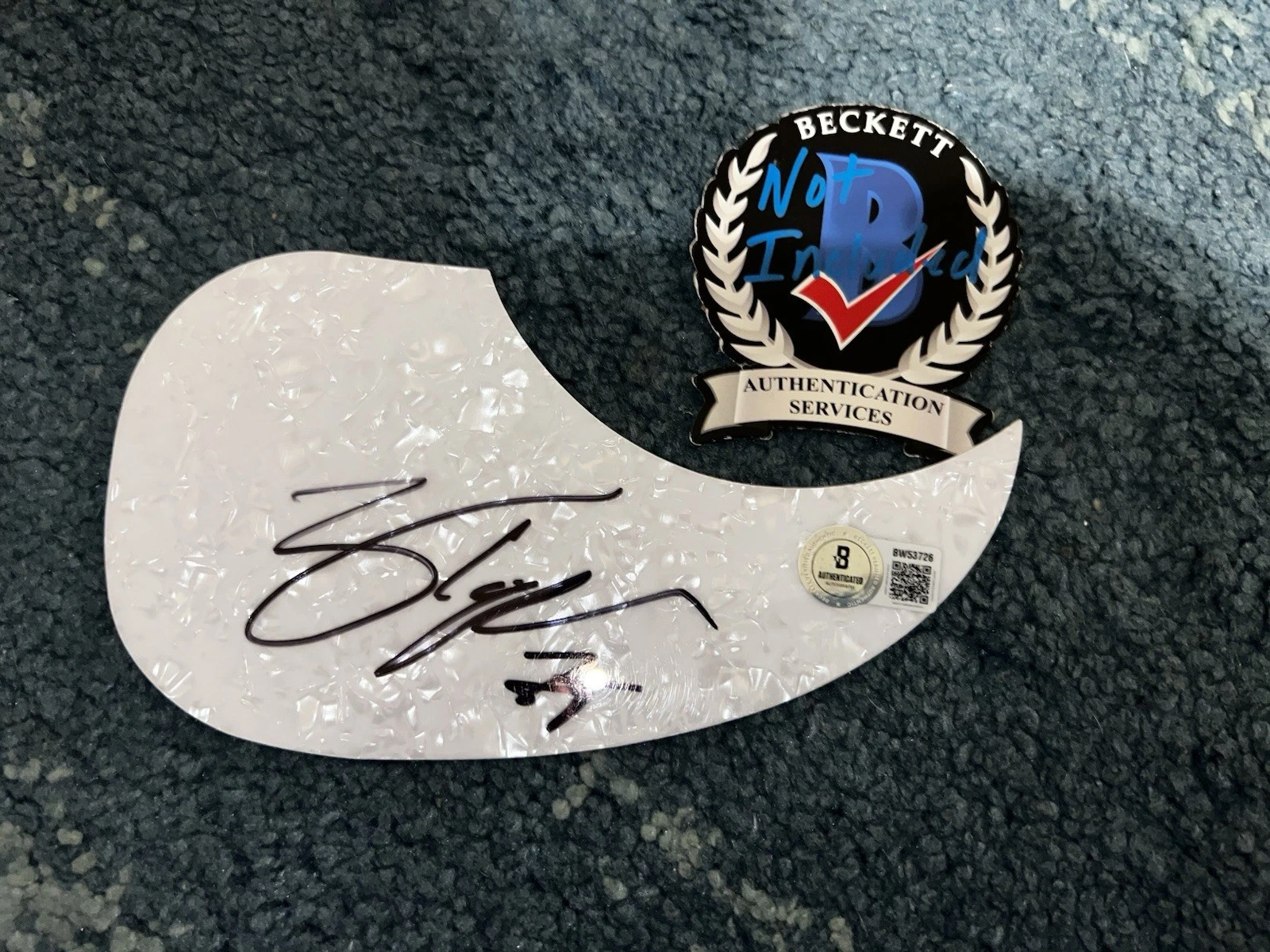 Zach Top Signed Acoustic Pickguard Country Music Superstar Beckett #5