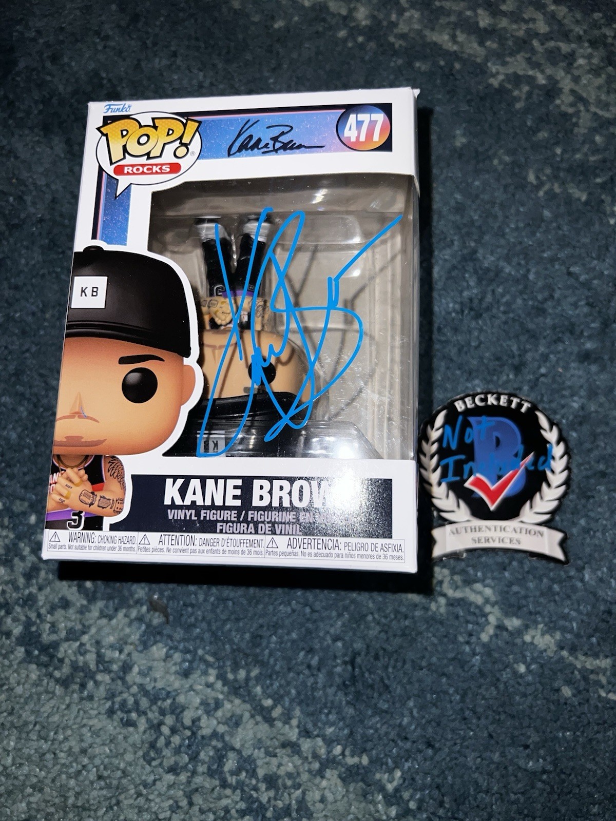 Kane Brown Signed Official Funko Pop Figure Country Music Star Beckett