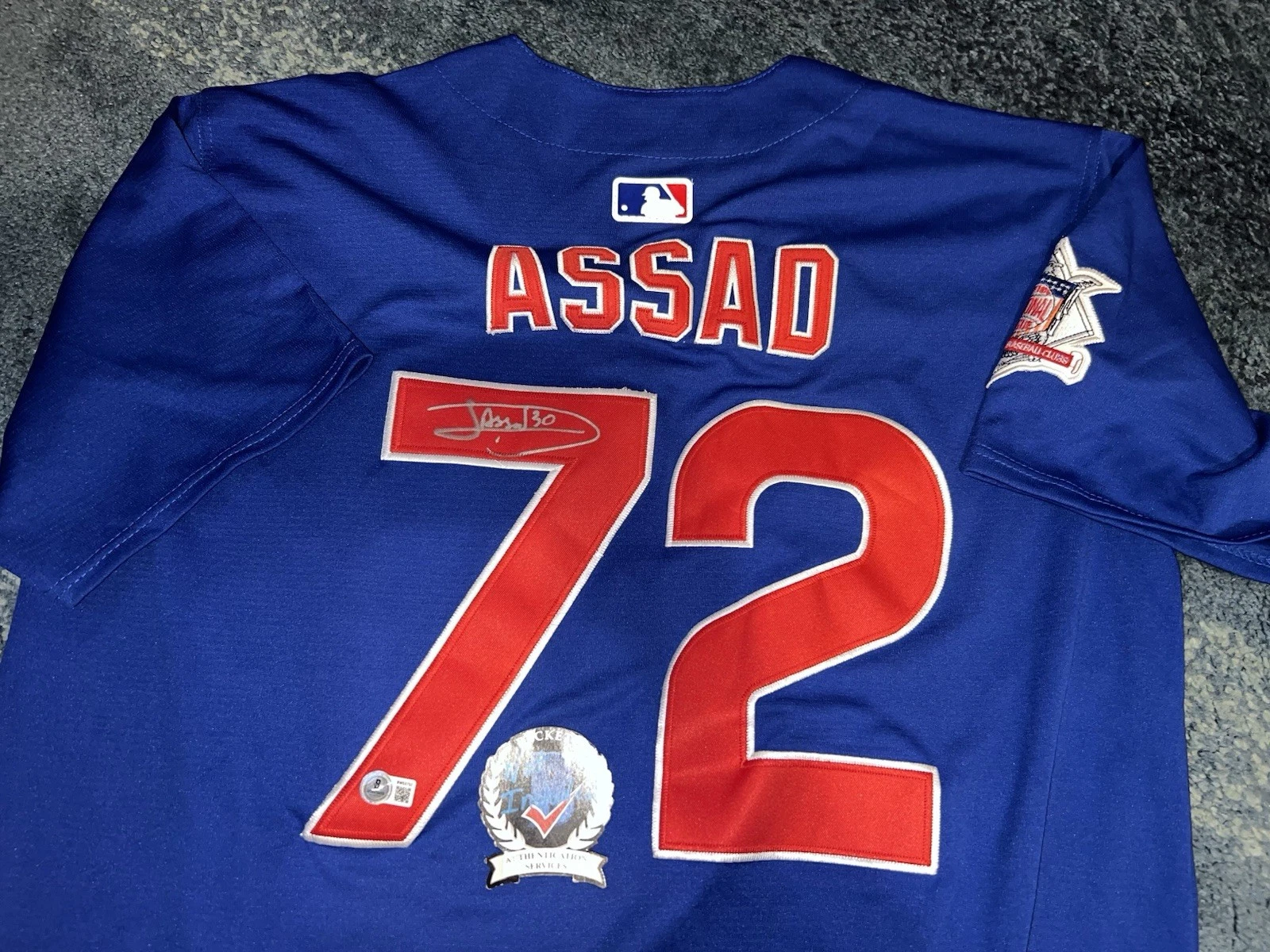 Javier Assad Signed Chicago Cubs Jersey Superstar Ace Beckett