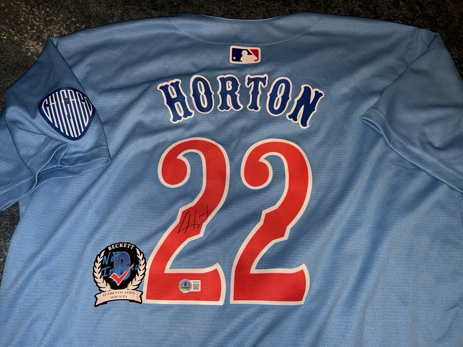 Cade Horton Signed Chicago Cubs Jersey Superstar Ace Beckett
