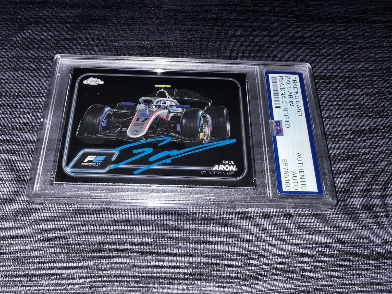 Paul Aron Signed 2024 Topps Chrome F2 Card #103 Star Rookie PSA/DNA