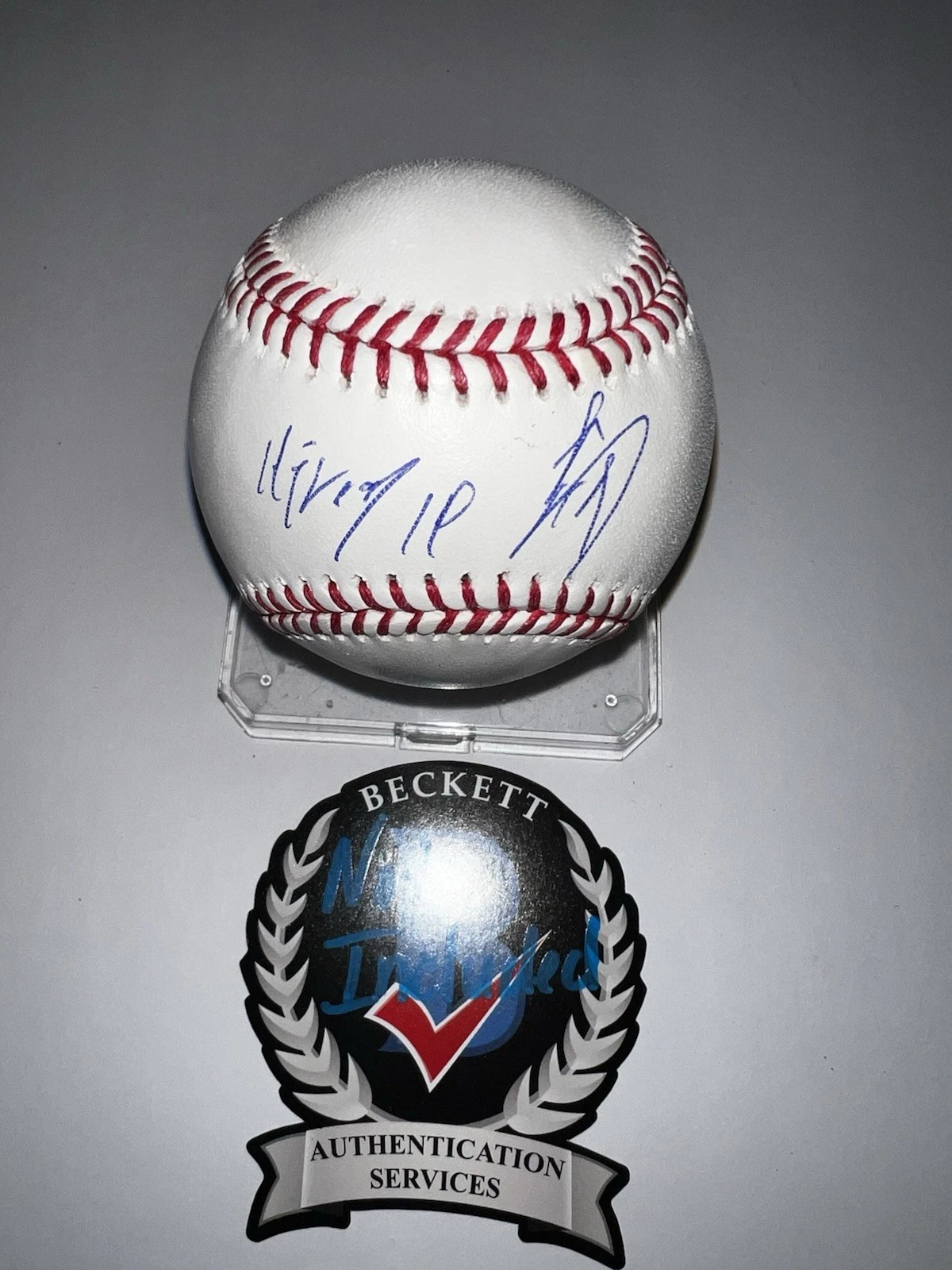 Hiromi Itoh Signed Official Major League Baseball Samurai Japan Beckett