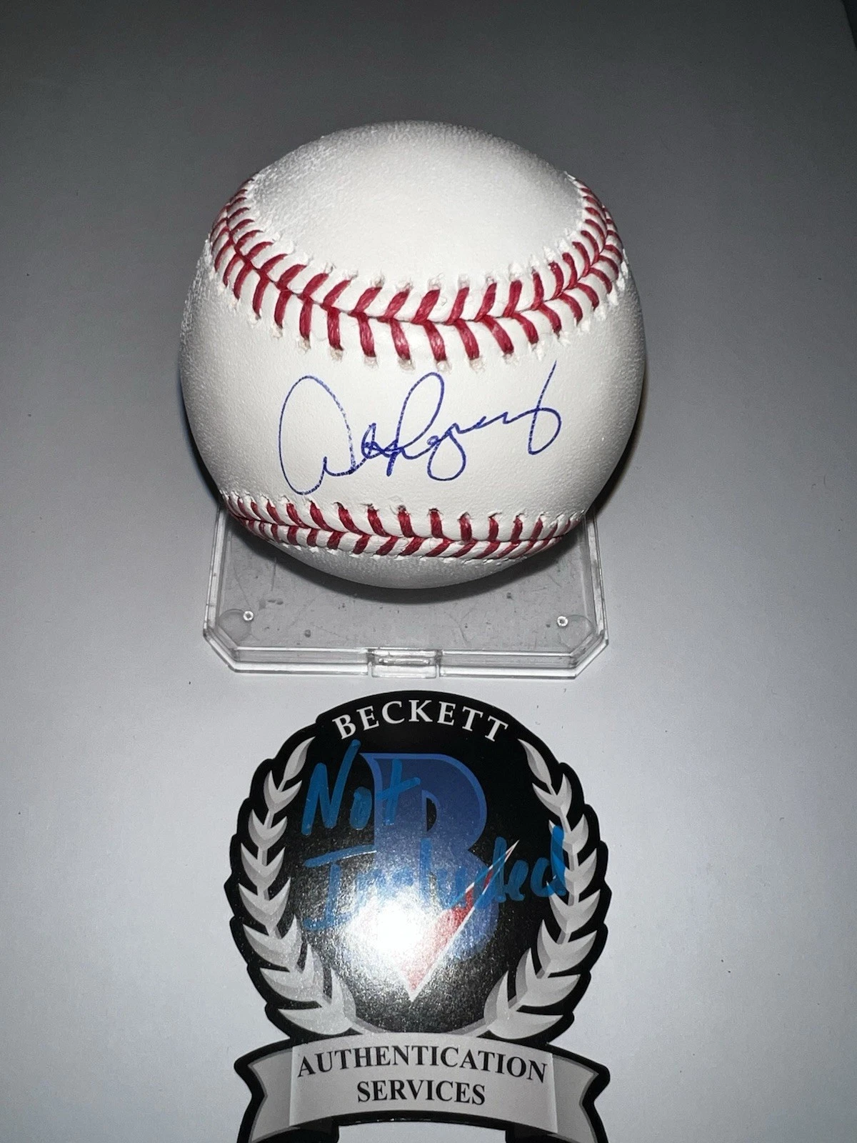 Alex Rodriguez Signed Official Major League Baseball New York Yankees Beckett