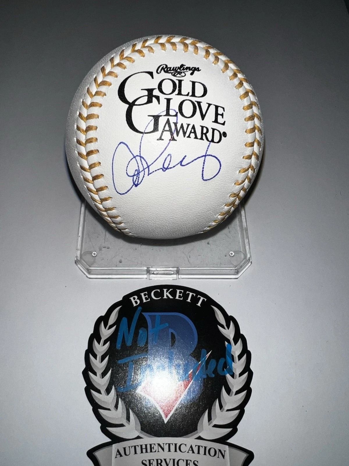 Alex Rodriguez Signed Official Gold Glove Baseball New York Yankees Beckett
