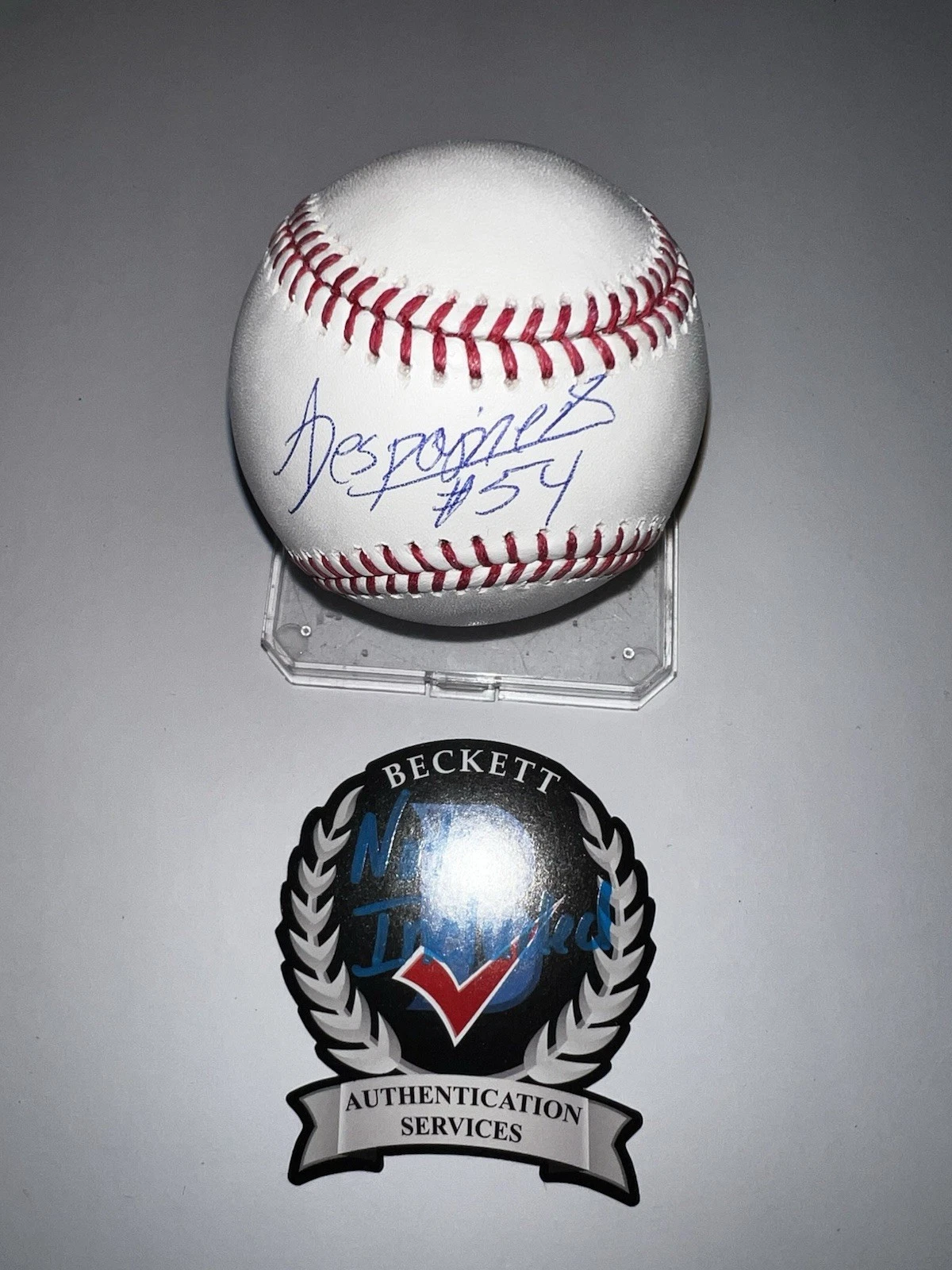 Alfredo Despaigne Signed Official Major League Baseball Cuba WBC Legend Beckett