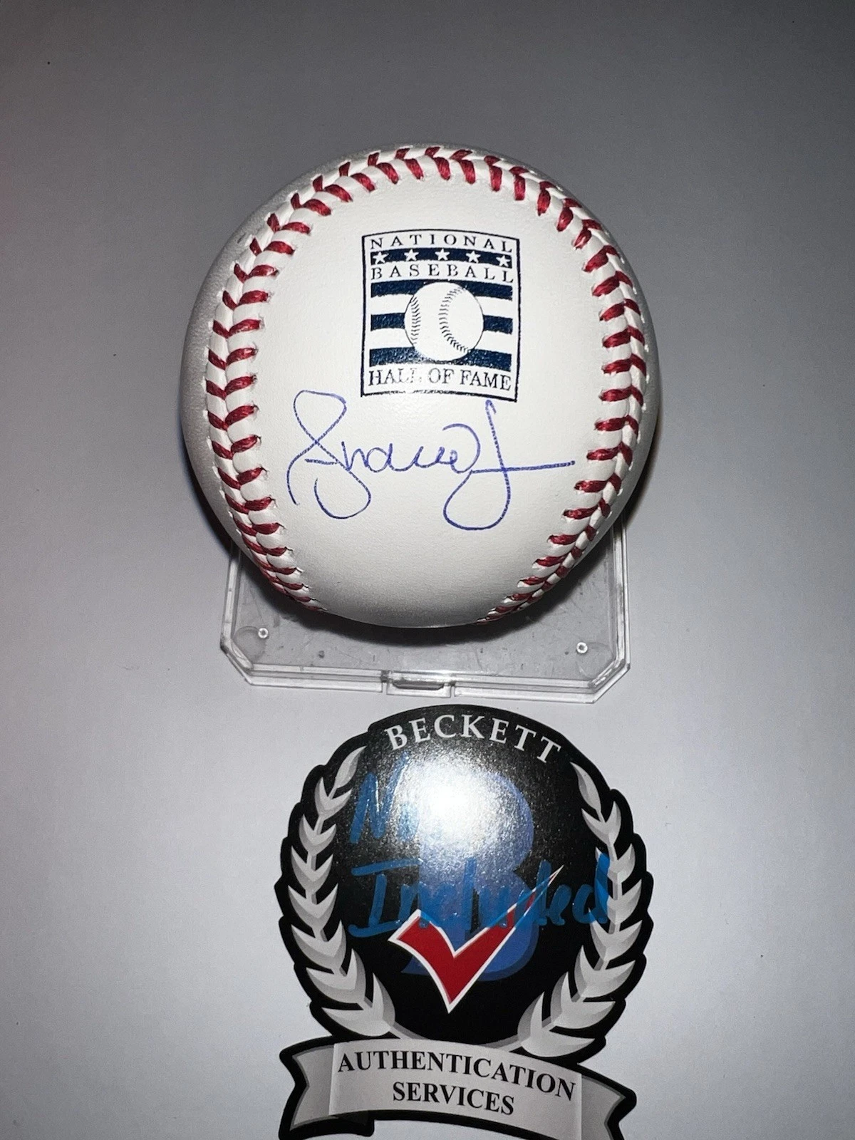 Andruw Jones Signed Official Hall Of Fame Baseball Atlanta Braves 2026 Beckett