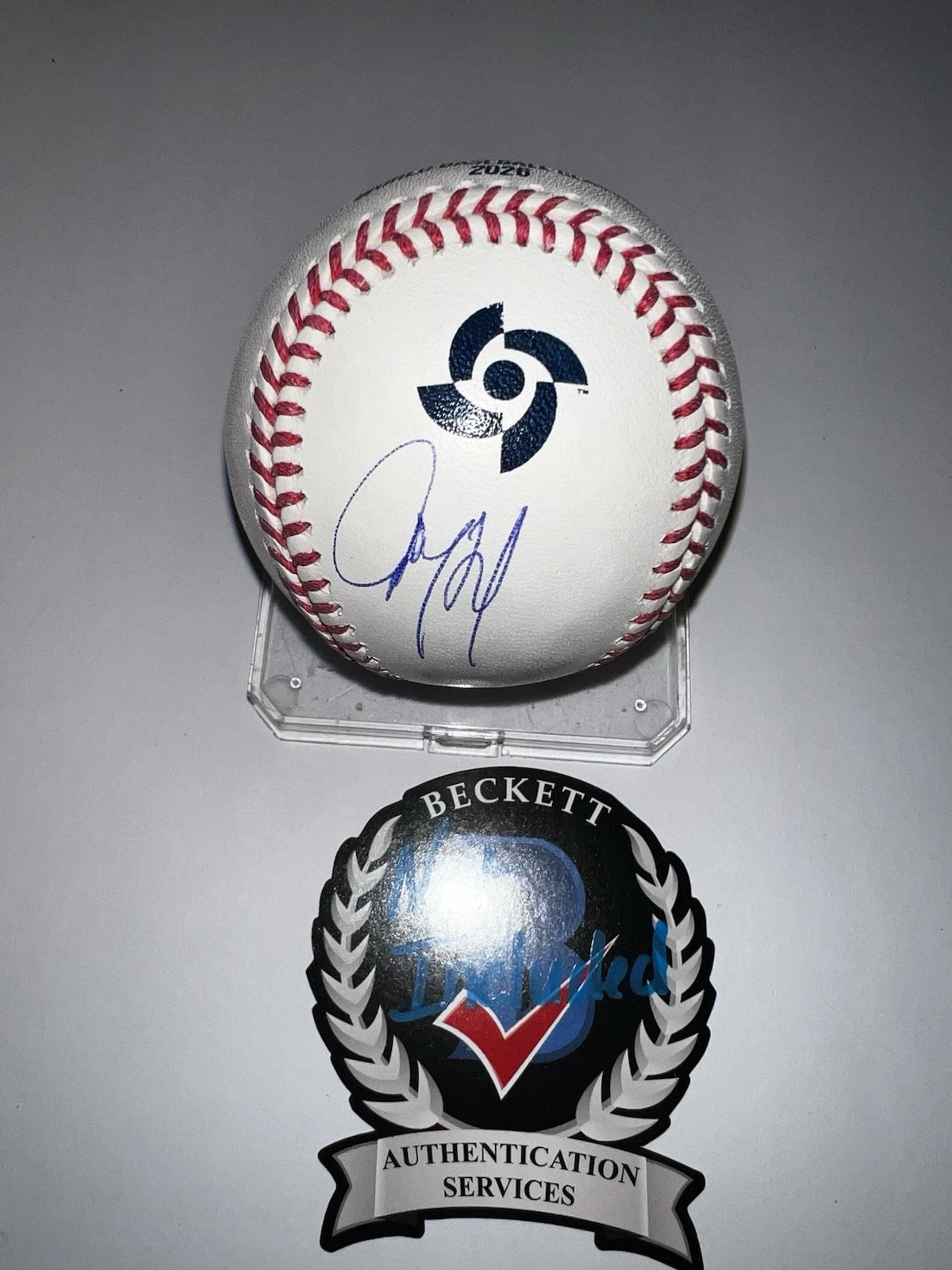 Ketel Marte Signed Official 2026 World Baseball Classic Baseball Beckett