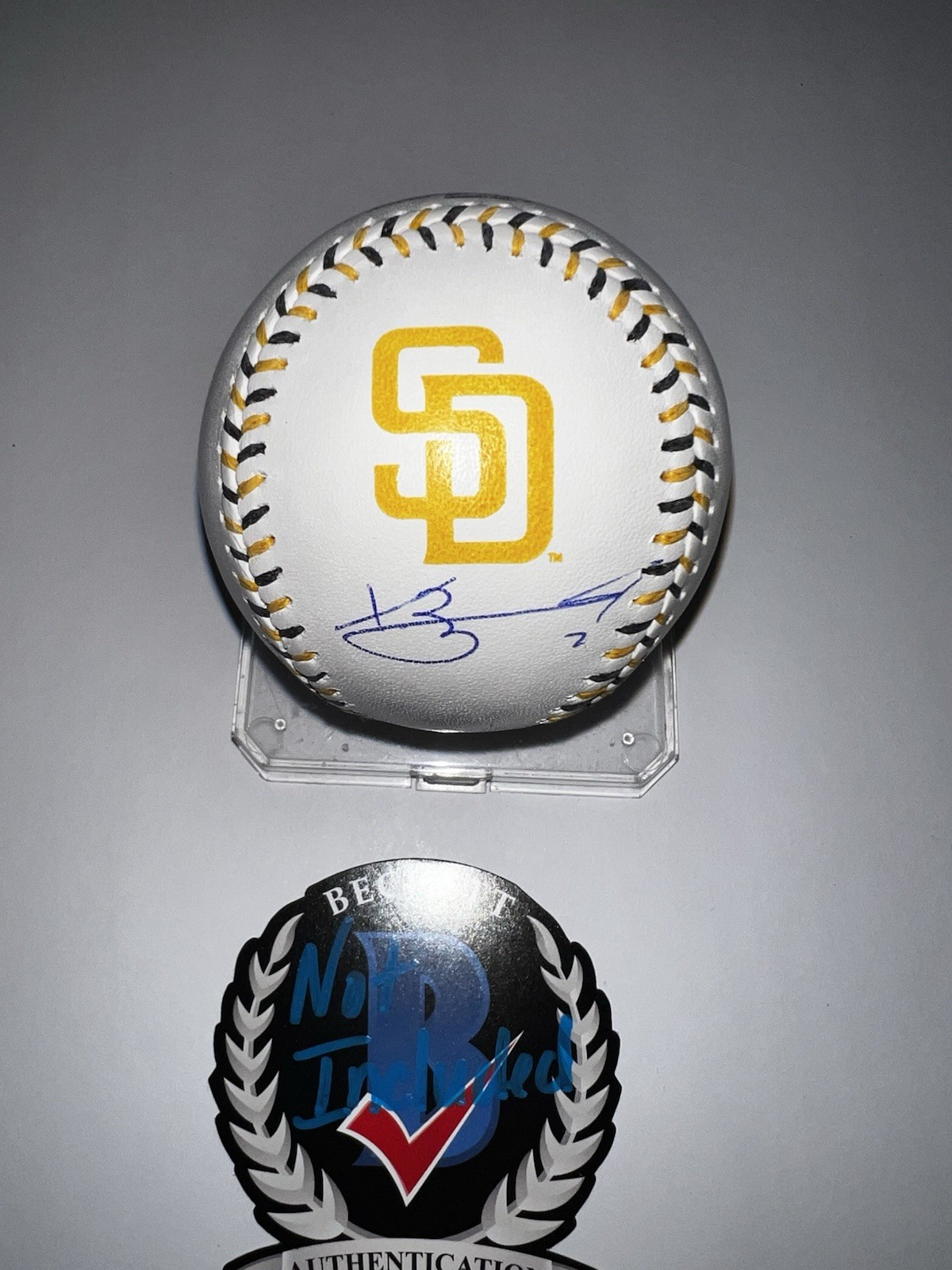 Xander Bogaerts Signed Official San Diego Padres Team Stitched Baseball Beckett