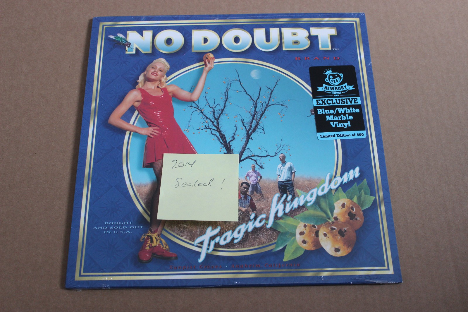 No Doubt Tragic Kingdom Newbury Limited to 500 Blue Marble Vinyl Record Sealed