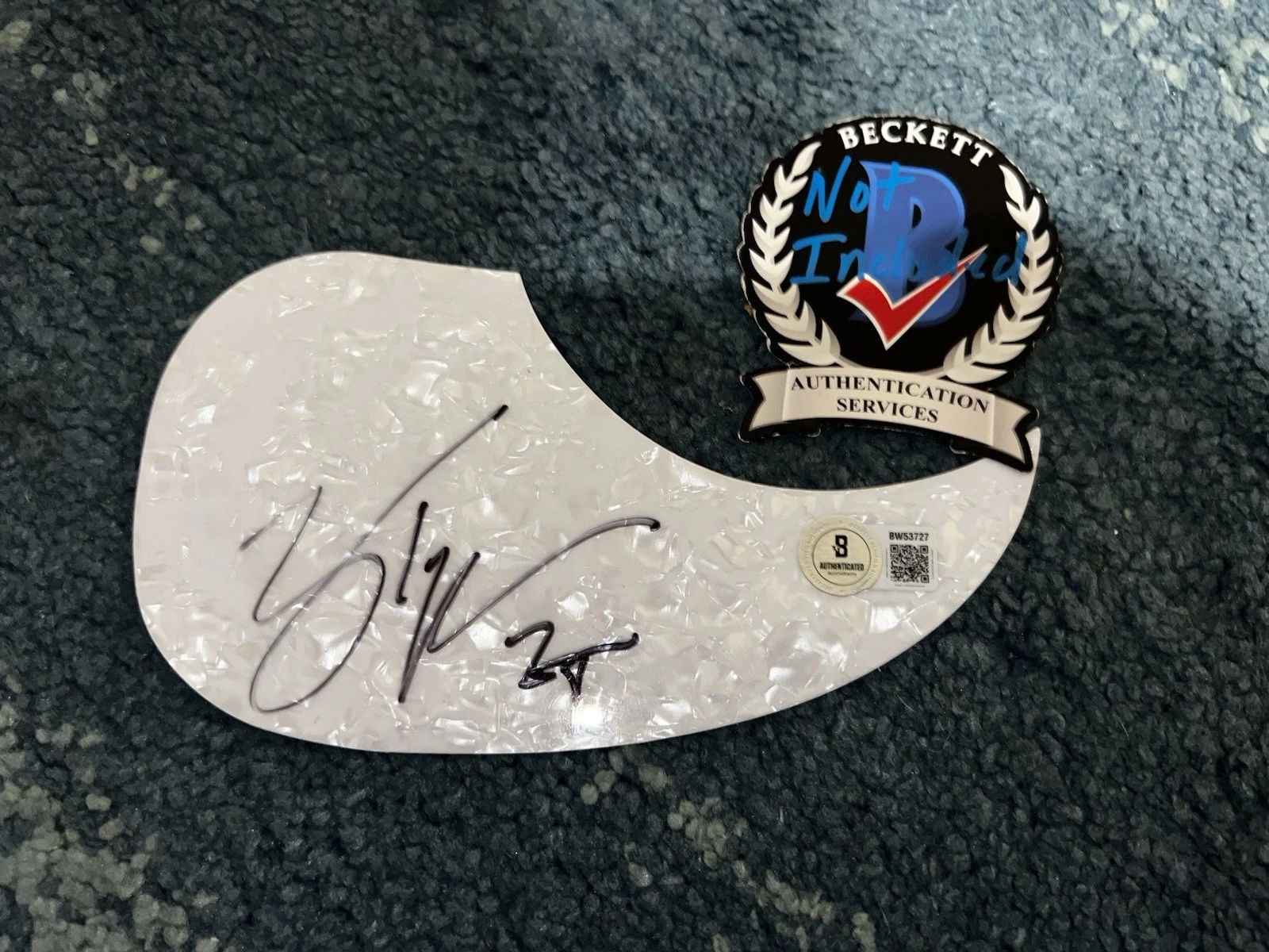 Zach Top Signed Acoustic Pickguard Country Music Superstar Beckett #6