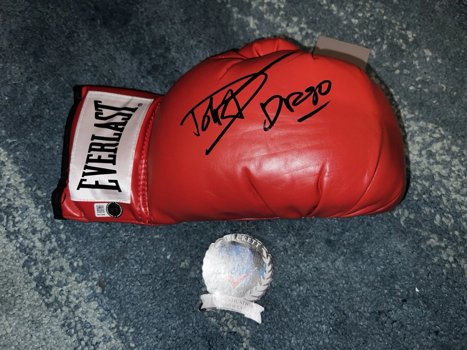 Dolph Lundgren Signed Everlast Boxing Glove Ivan Drago I Must Break You Beckett