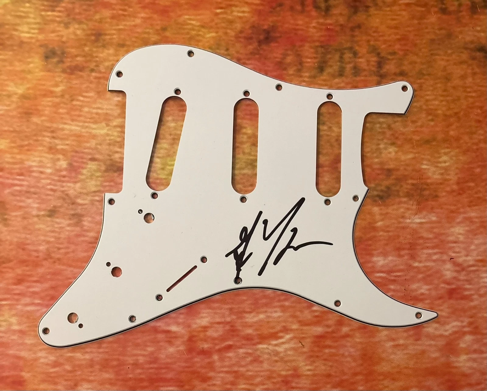 GFA Wheelhouse Legendary Guitarist * GREG HOWE *  Signed Electric Pickguard COA