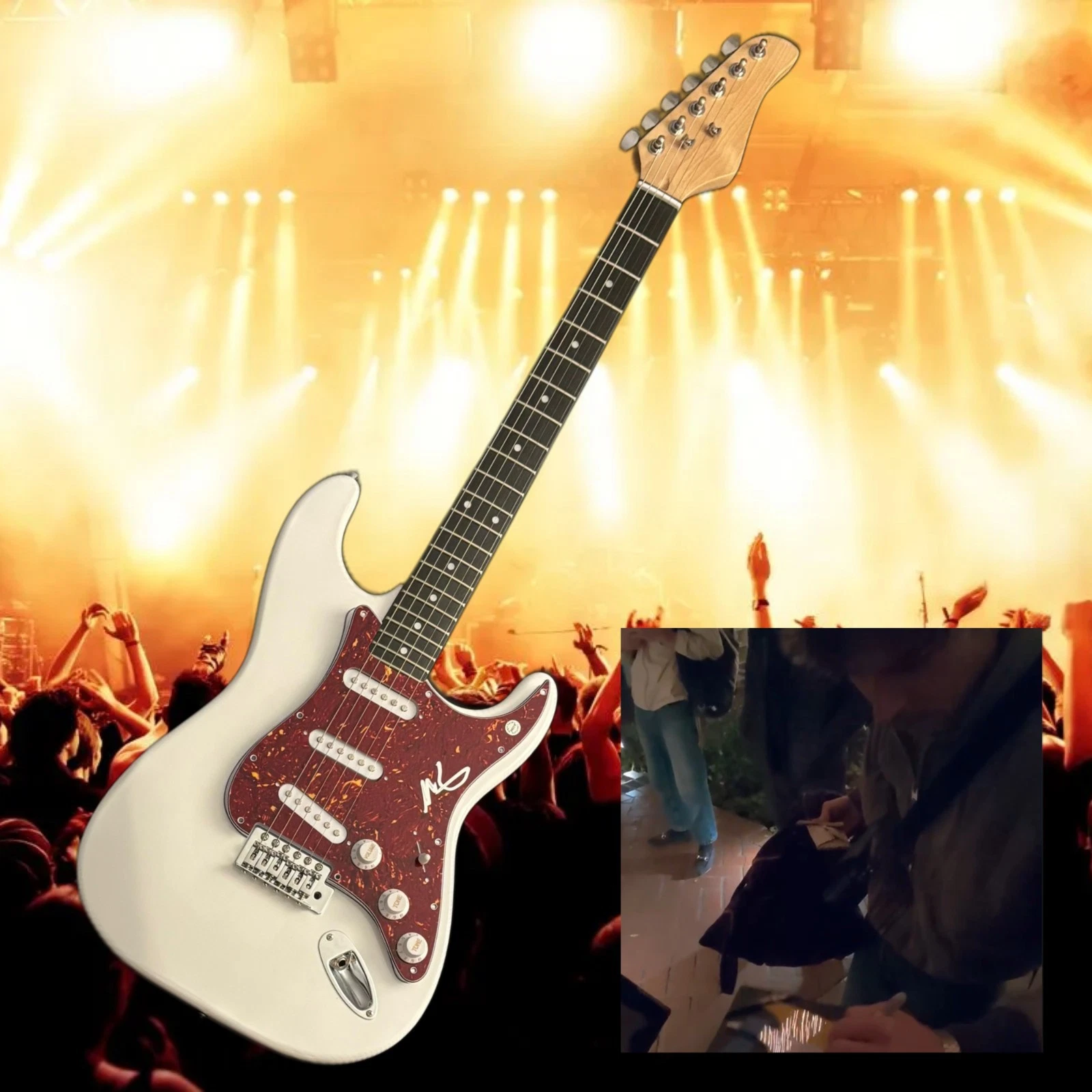 GFA Cage the Elephant  * MATT SHULTZ *  Signed Electric Guitar PROOF COA