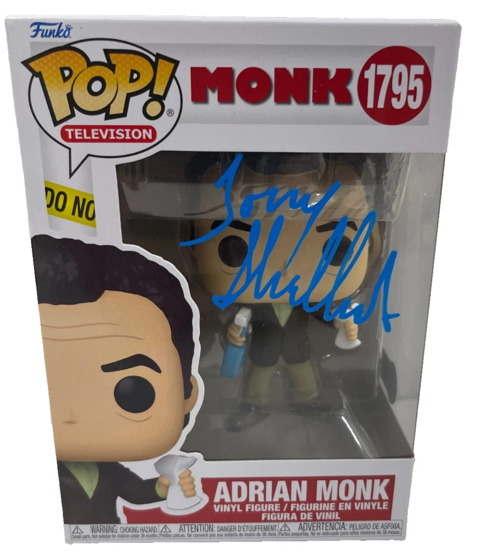 Tony Shalhoub Signed Adrian Monk Funko Authentic Autograph Beckett
