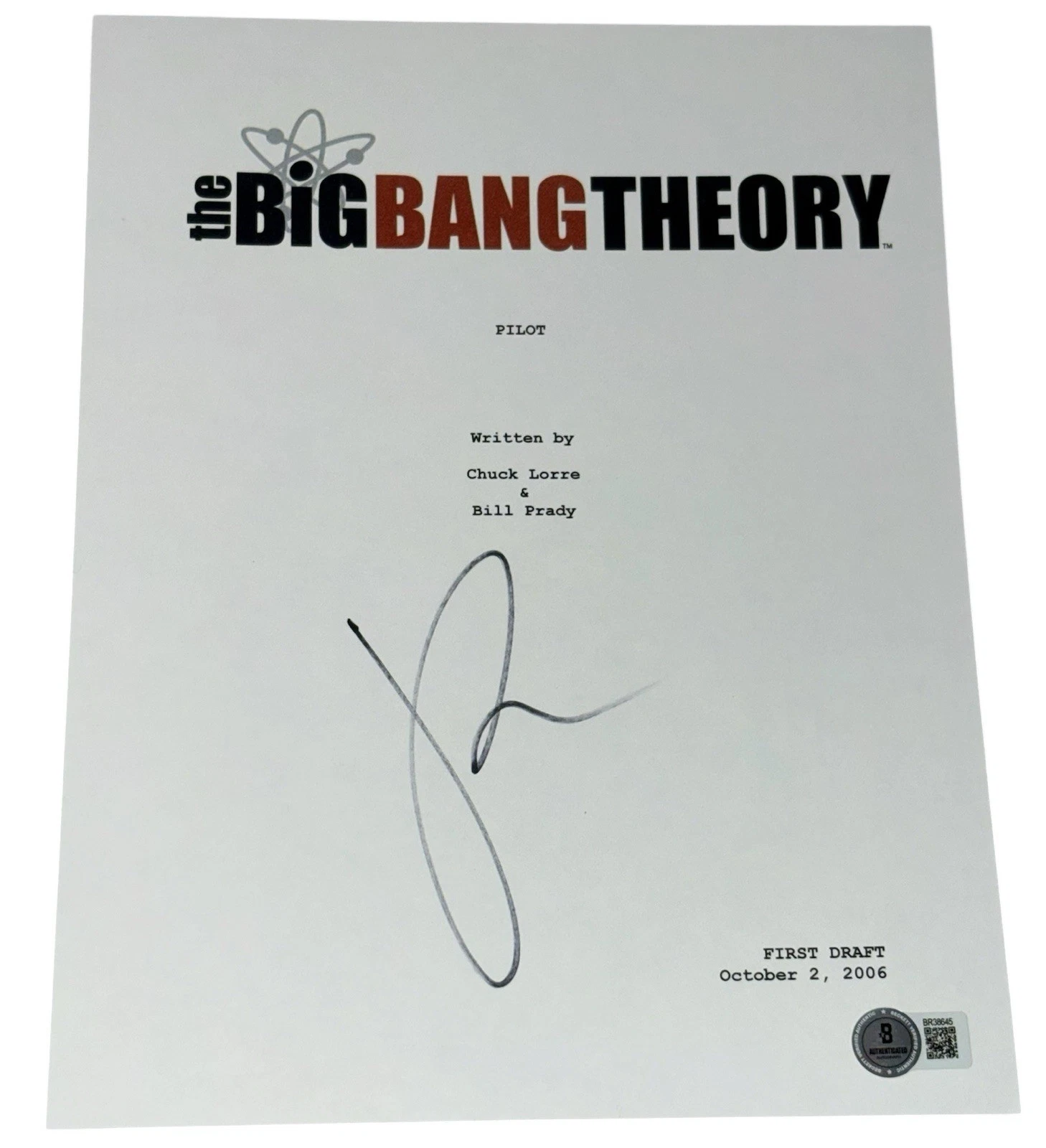 Jim Parsons Signed Autograph The Big Bang Theory 