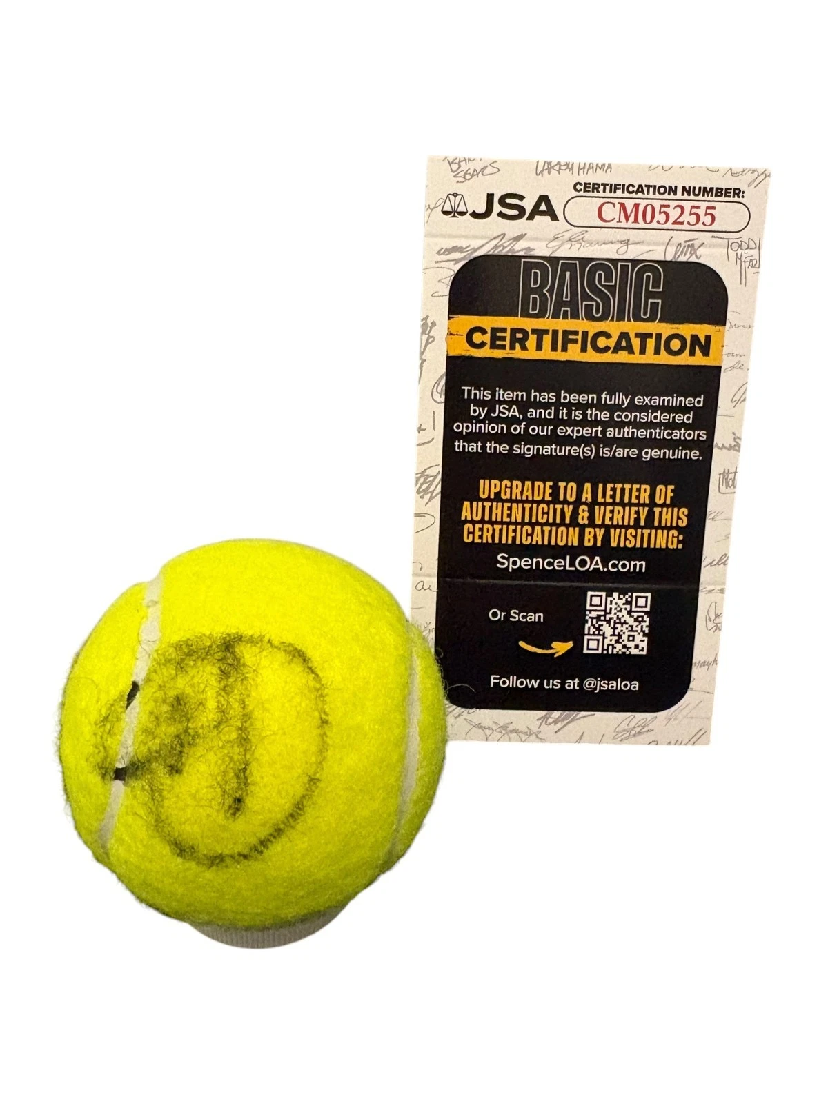 Novak Djokovic Signed Autograph Wimbledon Official Tennis Ball Authentic JSA COA