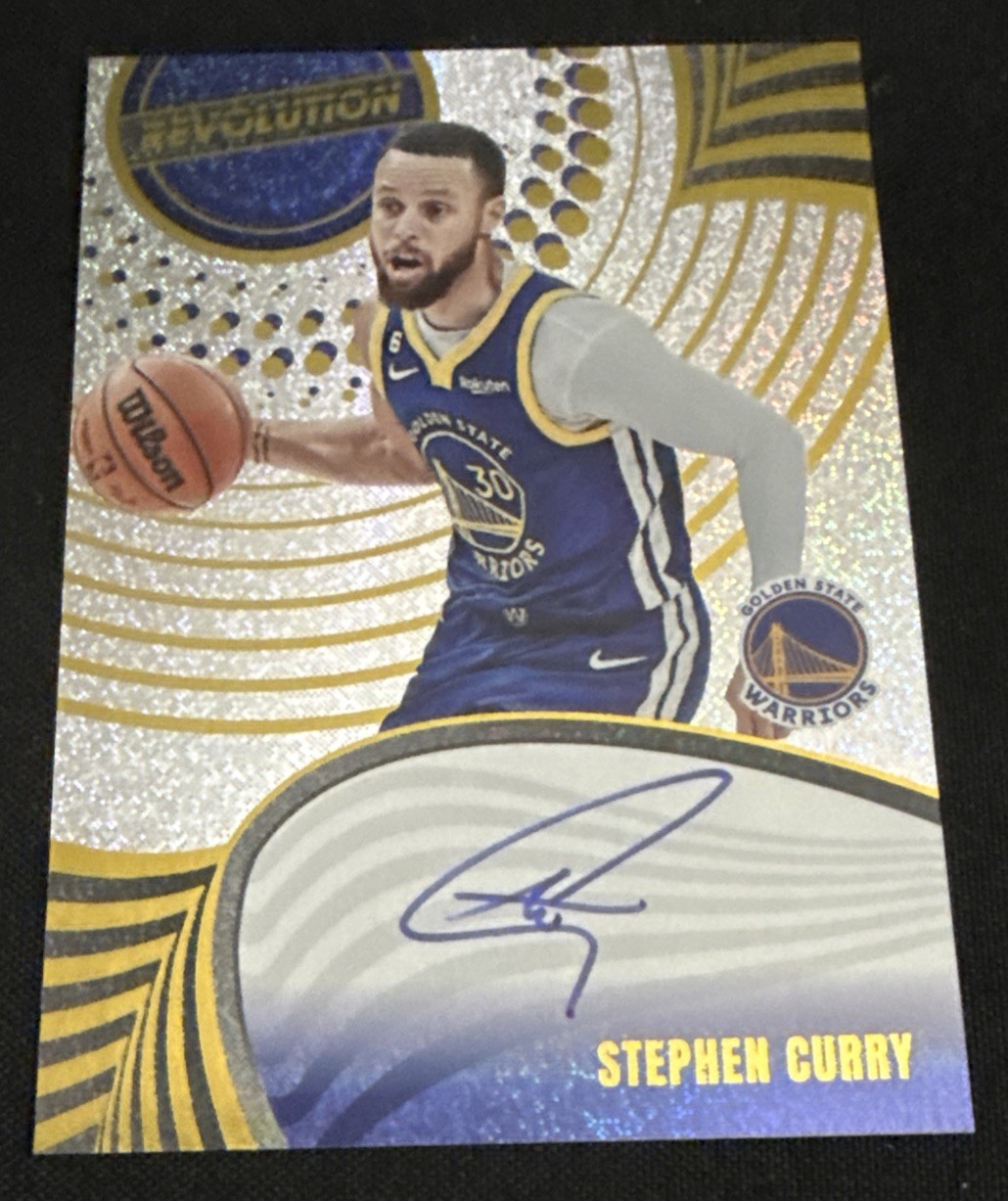 2023-24 Panini Revolution Stephen Curry #A-SCW GOLDEN STATE Warriors Auto RARE