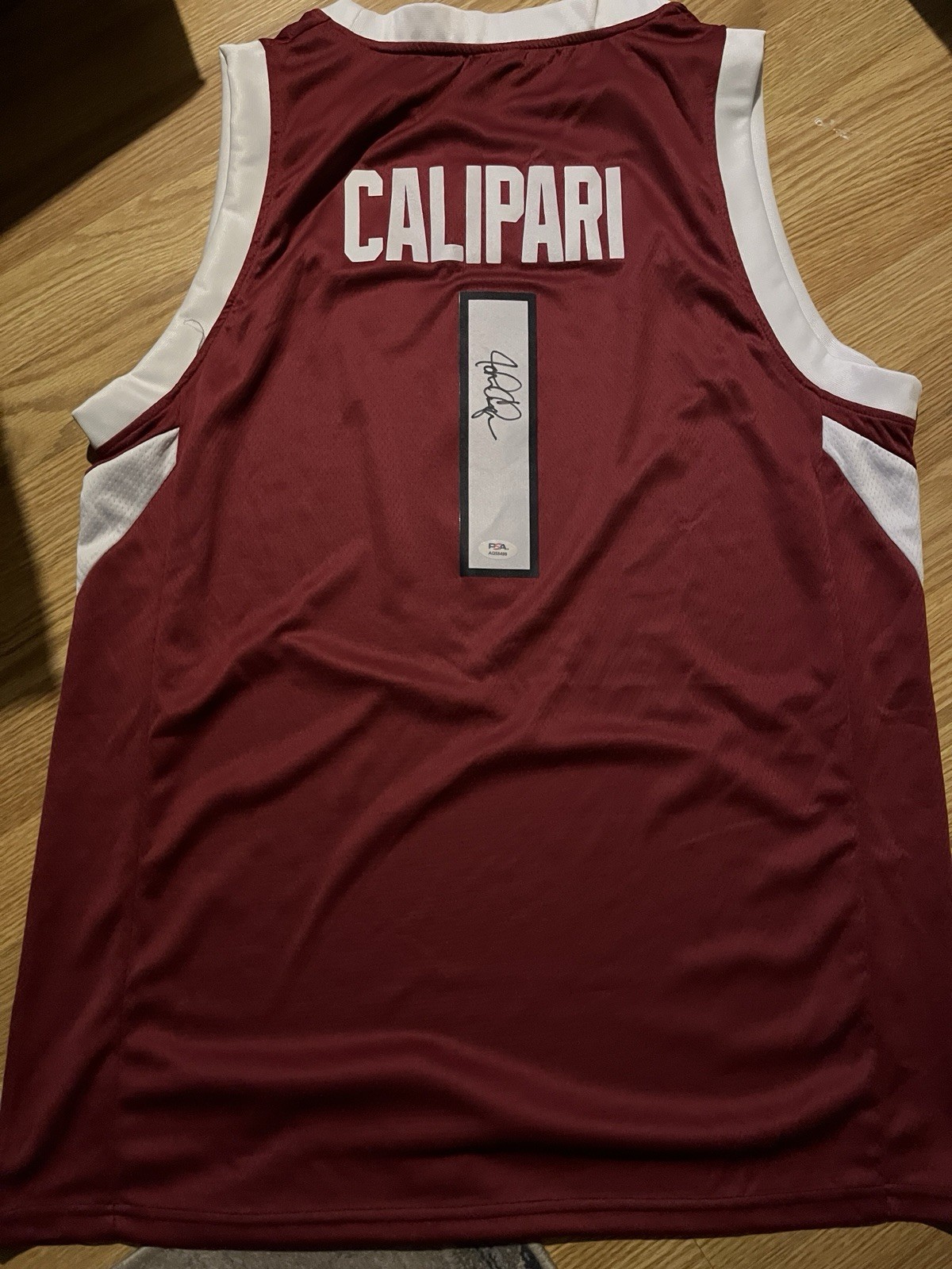 Arkansas Razorbacks John Calipari Signed Autograph Basketball 🏀 Jersey PSA COA