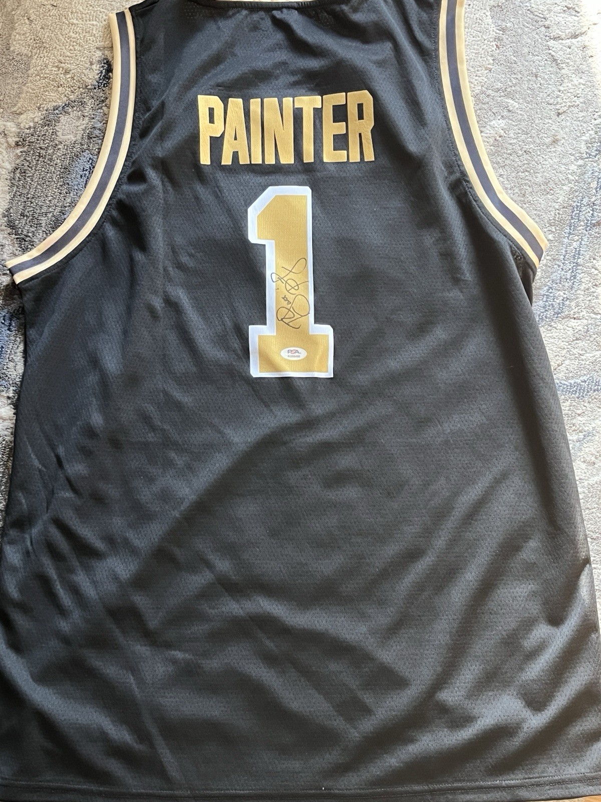 Purdue Boilermakers Matt Painter Signed Jersey PSA  Certified Basketball Coach