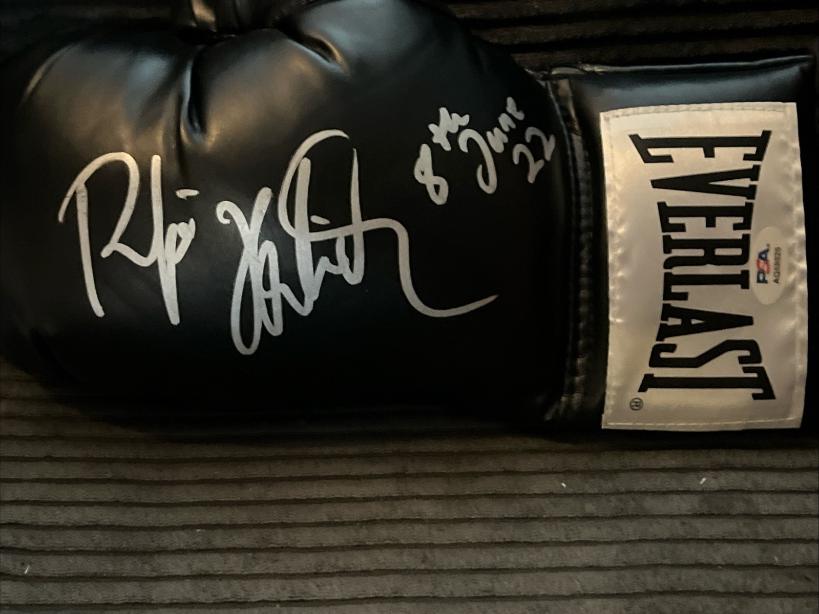 REGINA HALMICH SIGNED AUTOGRAPH BOXING GLOVE PSA DNA COA HOF CHAMP GERMAN