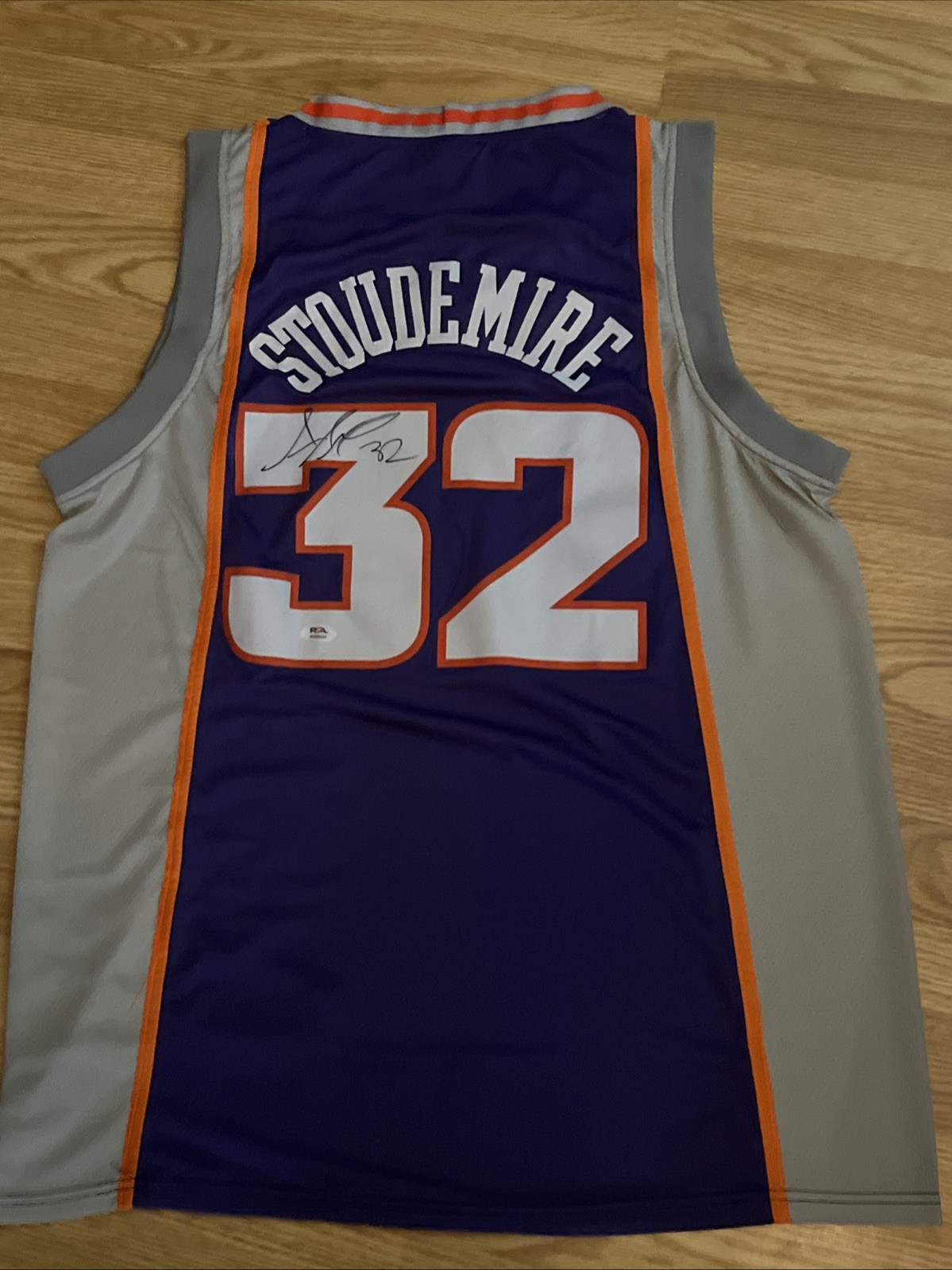 Phoenix Suns Amare Stoudemire Signed AUTO Basketball Jersey PSA CERTIFIED HOF