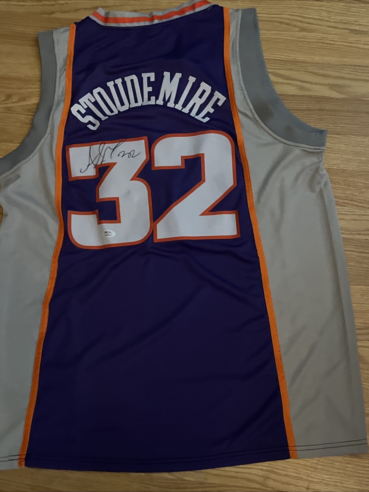 Phoenix Suns Amare Stoudemire Signed AUTO Basketball Jersey PSA CERTIFIED HOF
