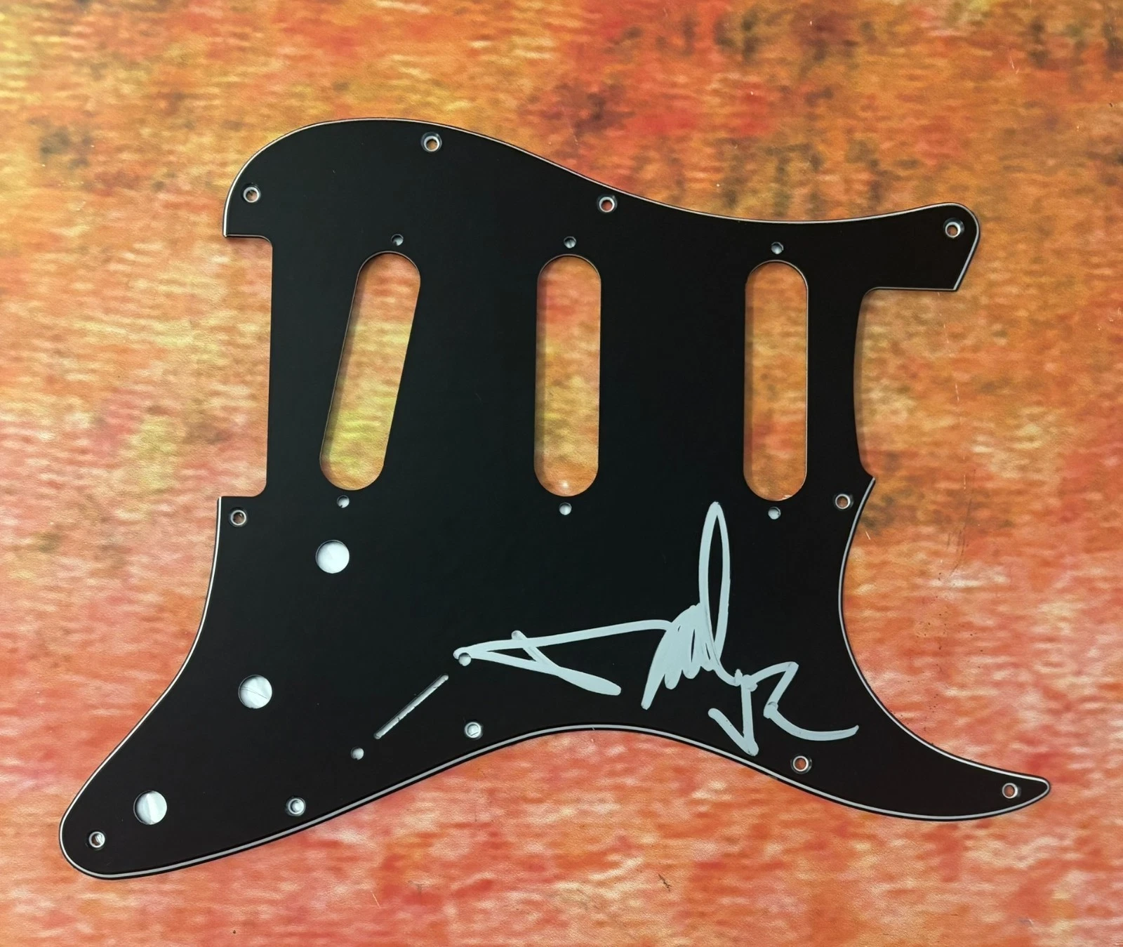 GFA Velvet Revolver Guitarist  * DAVE KUSHNER *  Signed Electric Pickguard COA