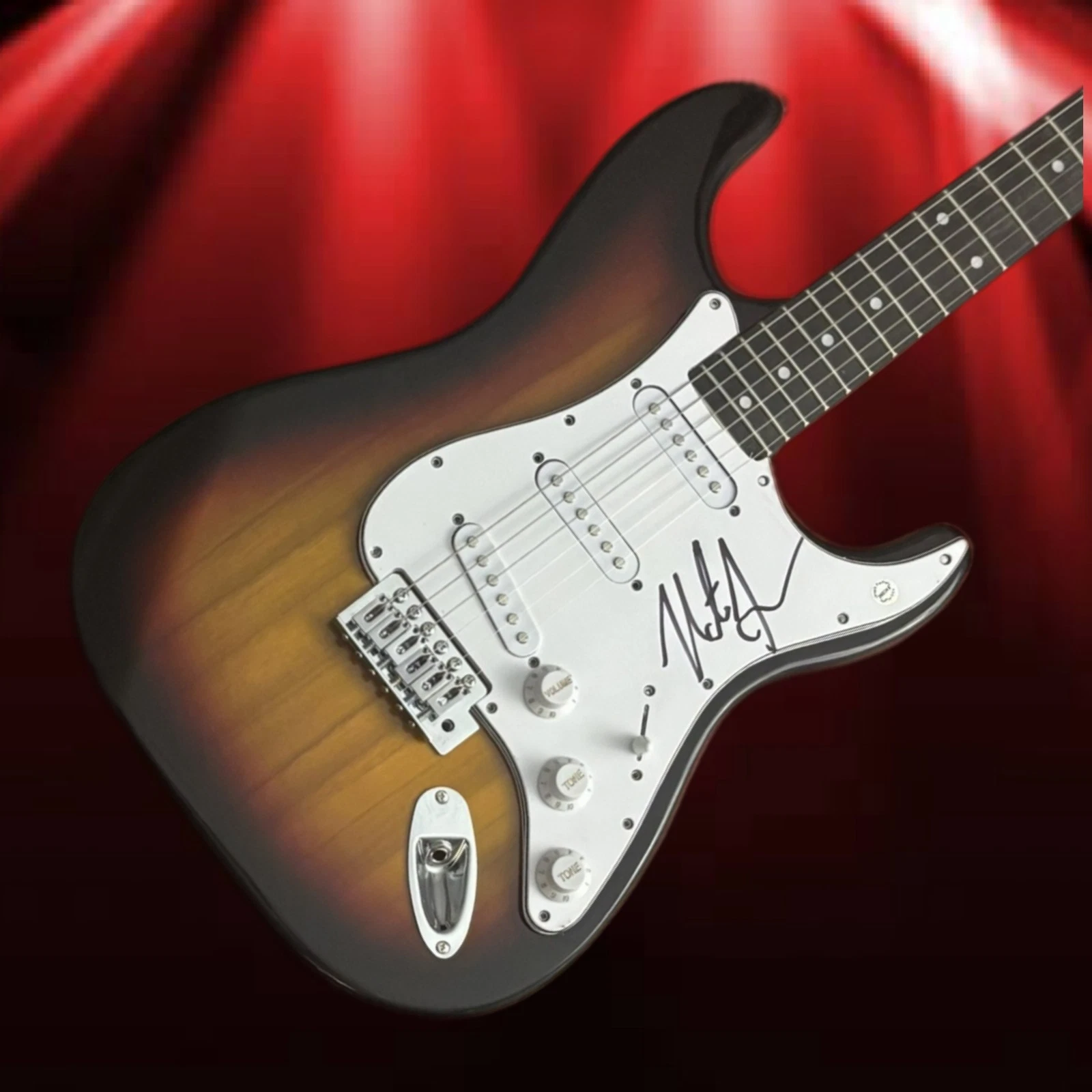 GFA World On Fire Country Star  * NATE SMITH *  Signed Electric Guitar COA