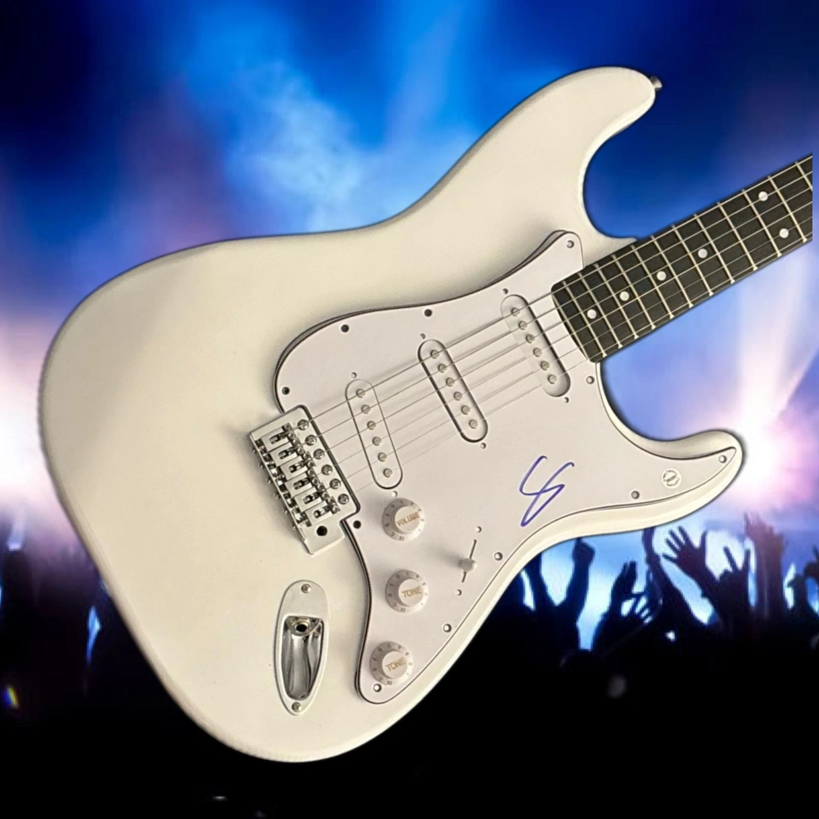 GFA Toto Band Africa Guitarist  * STEVE LUKATHER *  Signed Electric Guitar COA