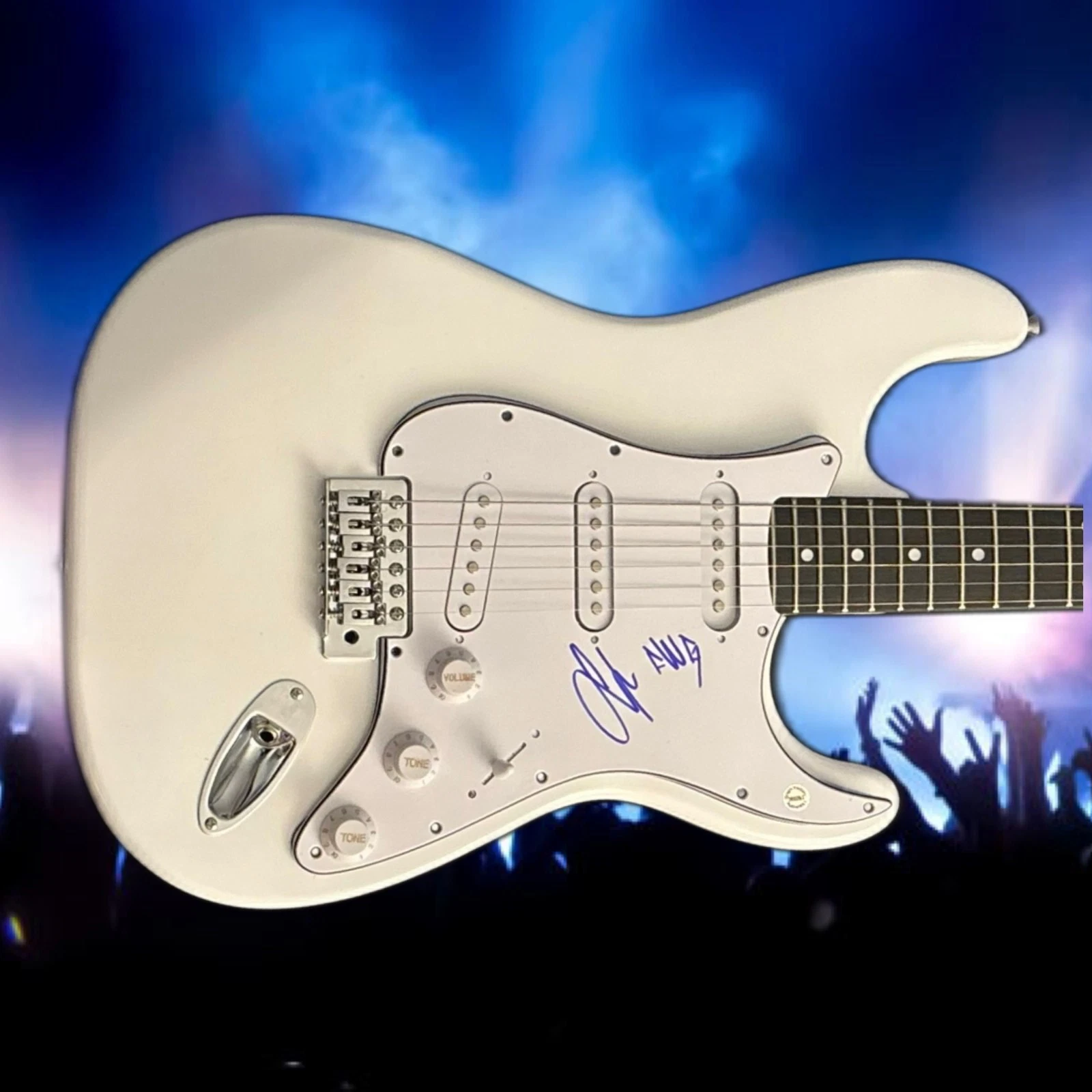 GFA  S. Holden Jaffe  * DEL WATER GAP * Signed Electric Guitar  PROOF COA